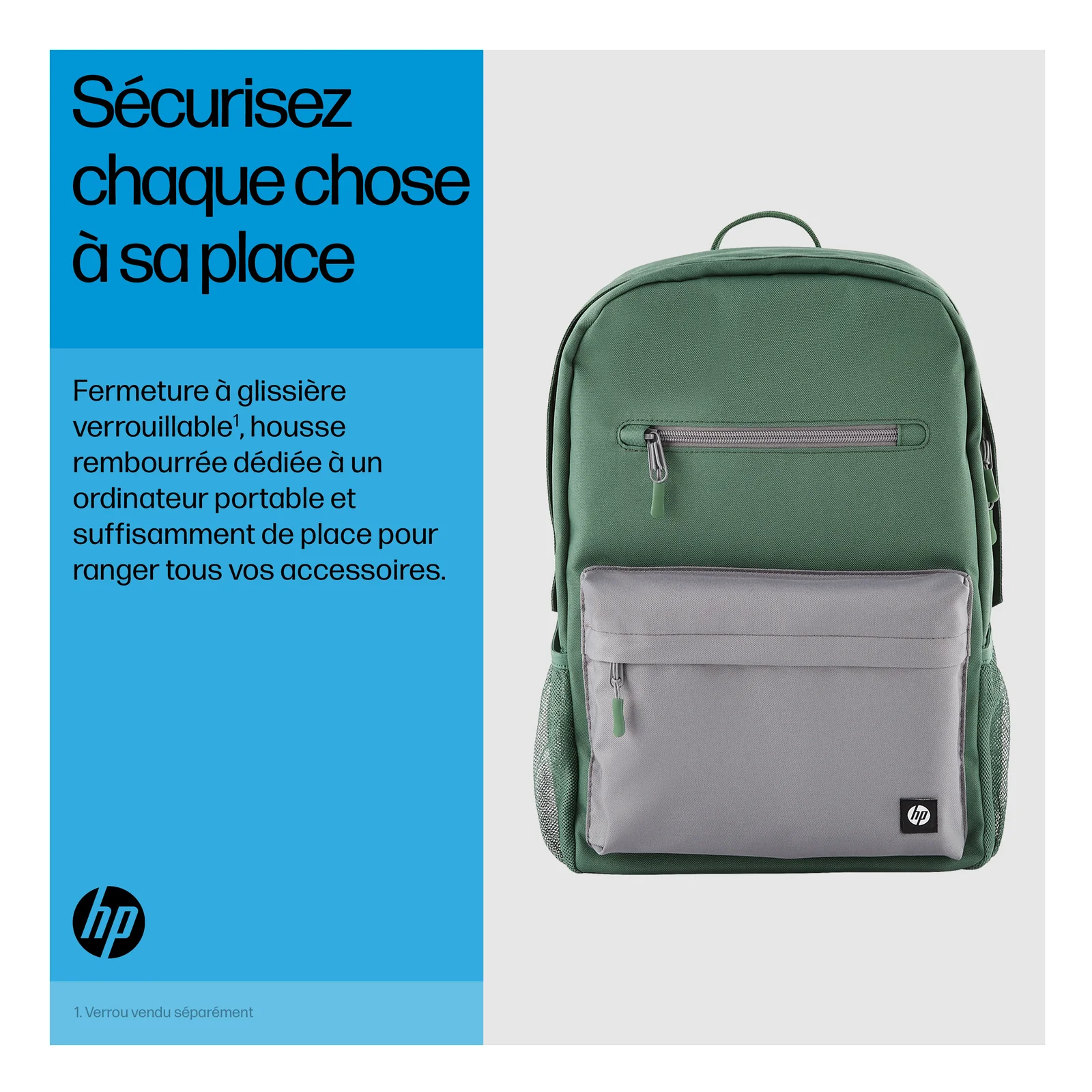 HP Sac à dos Campus (vert)