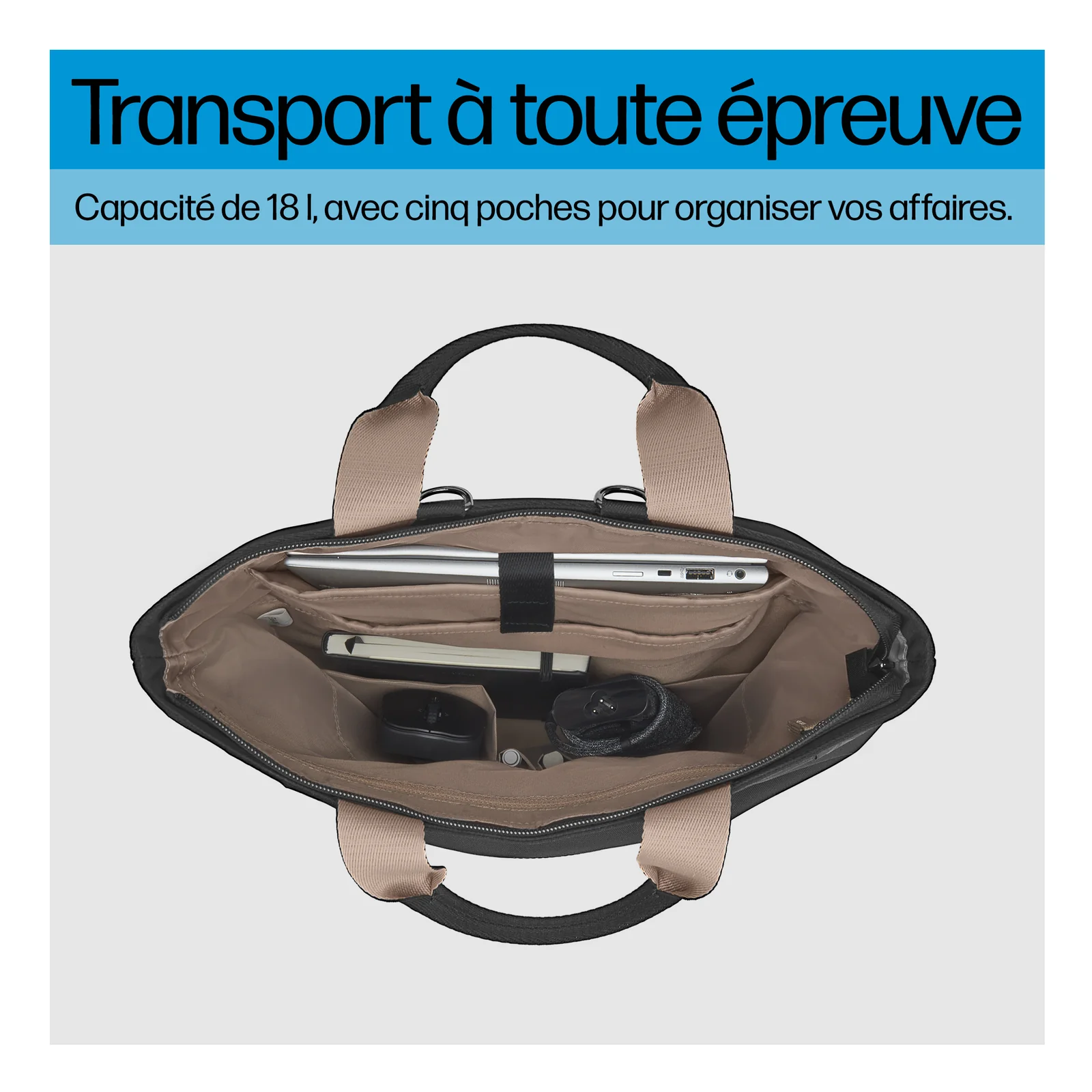 HP Sac forme sac à dos pour ordinateur portable convertible 14 pouces
