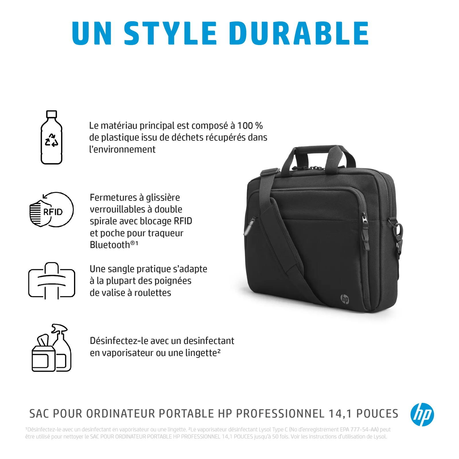 HP Sacoche pour ordinateur portable Professional 14,1 pouces