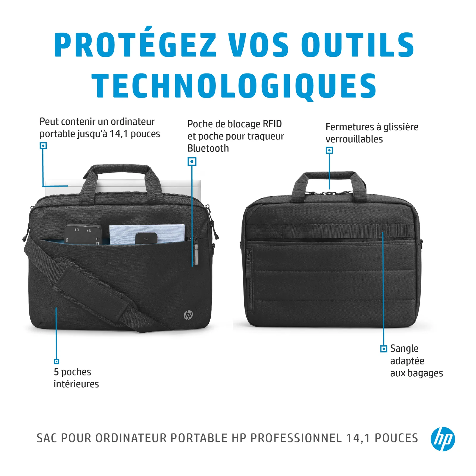 HP Sacoche pour ordinateur portable Professional 14,1 pouces