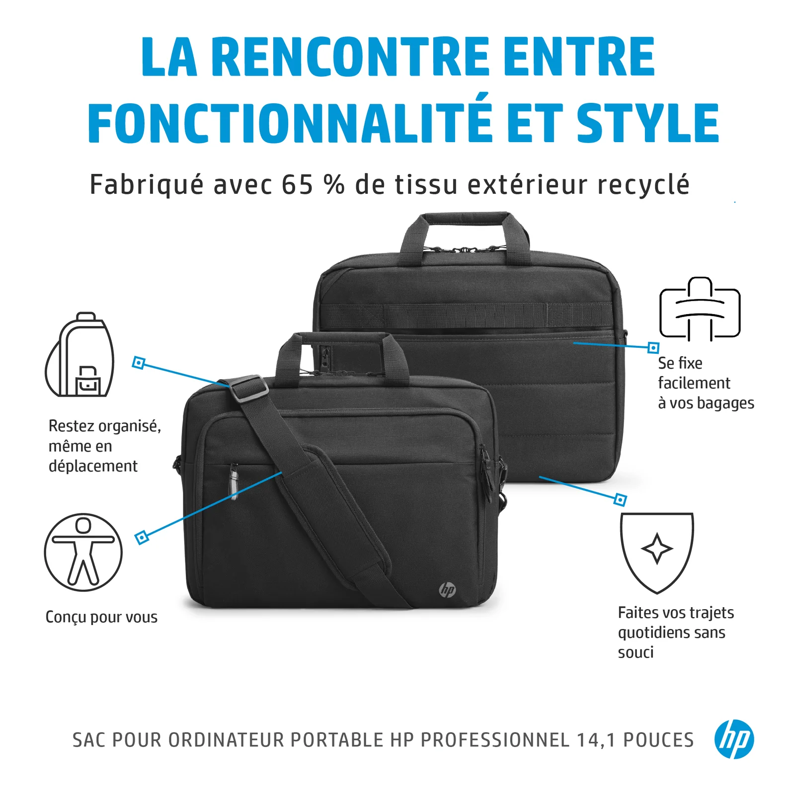 HP Sacoche pour ordinateur portable Professional 14,1 pouces