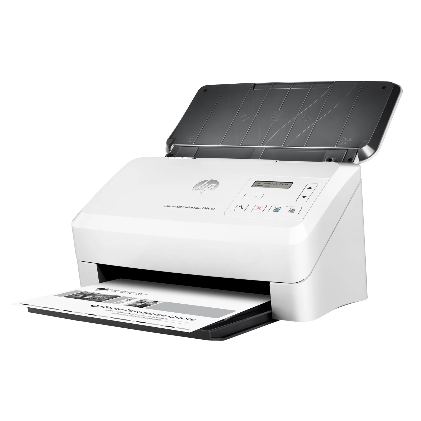 HP Scanjet Enterprise Flow 7000 s3 Alimentation feuille à feuille de scanner 600 x 600 DPI A4 Blanc