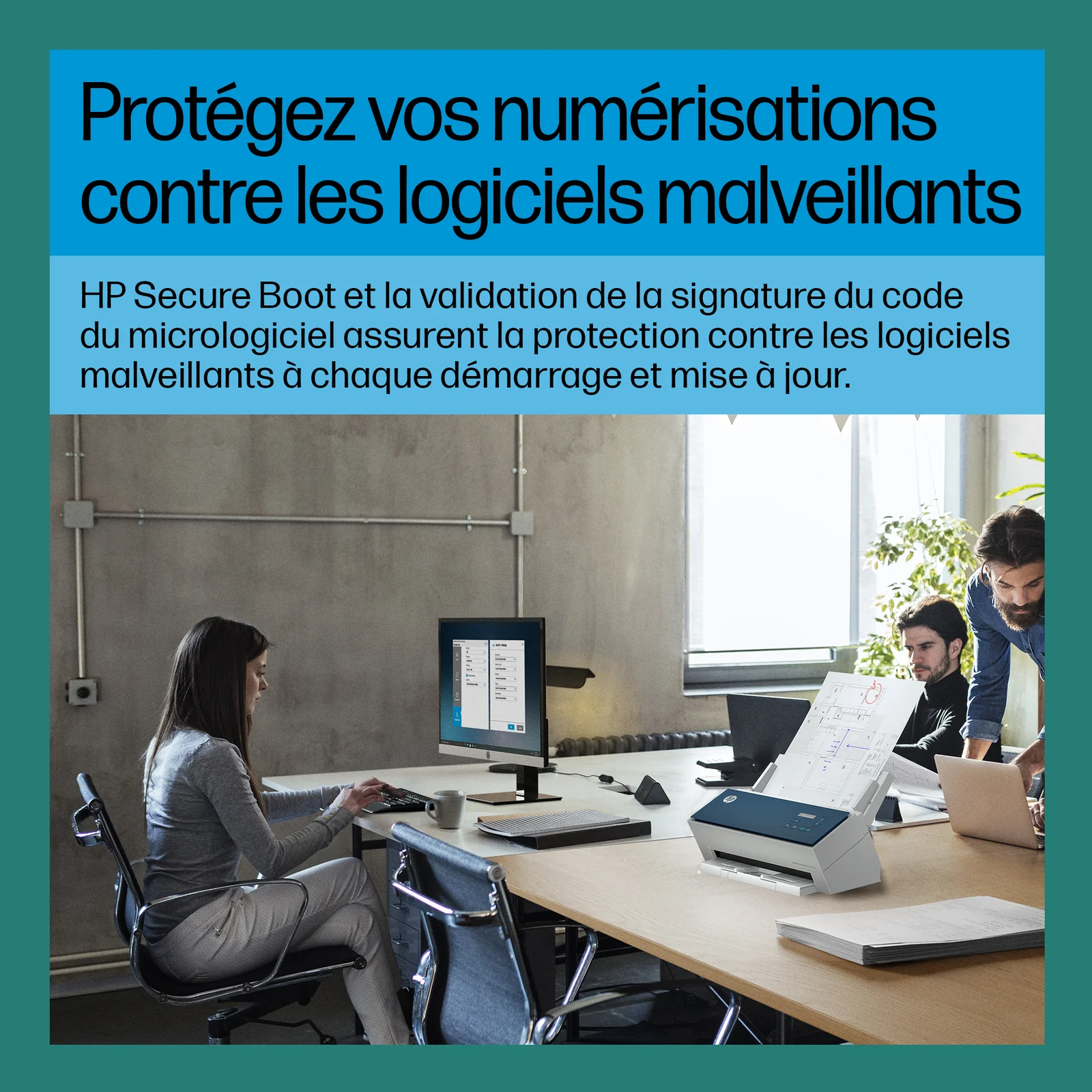 HP ScanJet Enterprise Flow 9000 s1 Scanner à défilement A3, jusqu’à 80ppm/160ipm, 600x 600 DPI