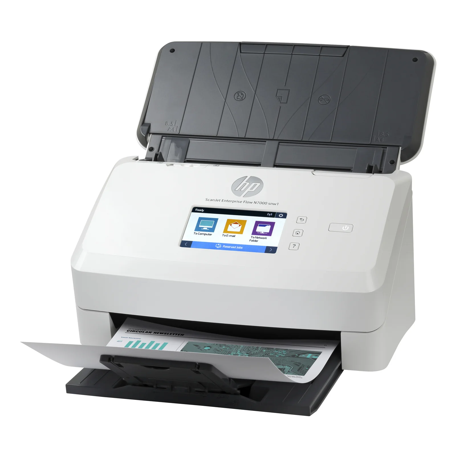 HP Scanjet Enterprise Flow N7000 Alimentation feuille à feuille de scanner 600 x 600 DPI A4 Blanc