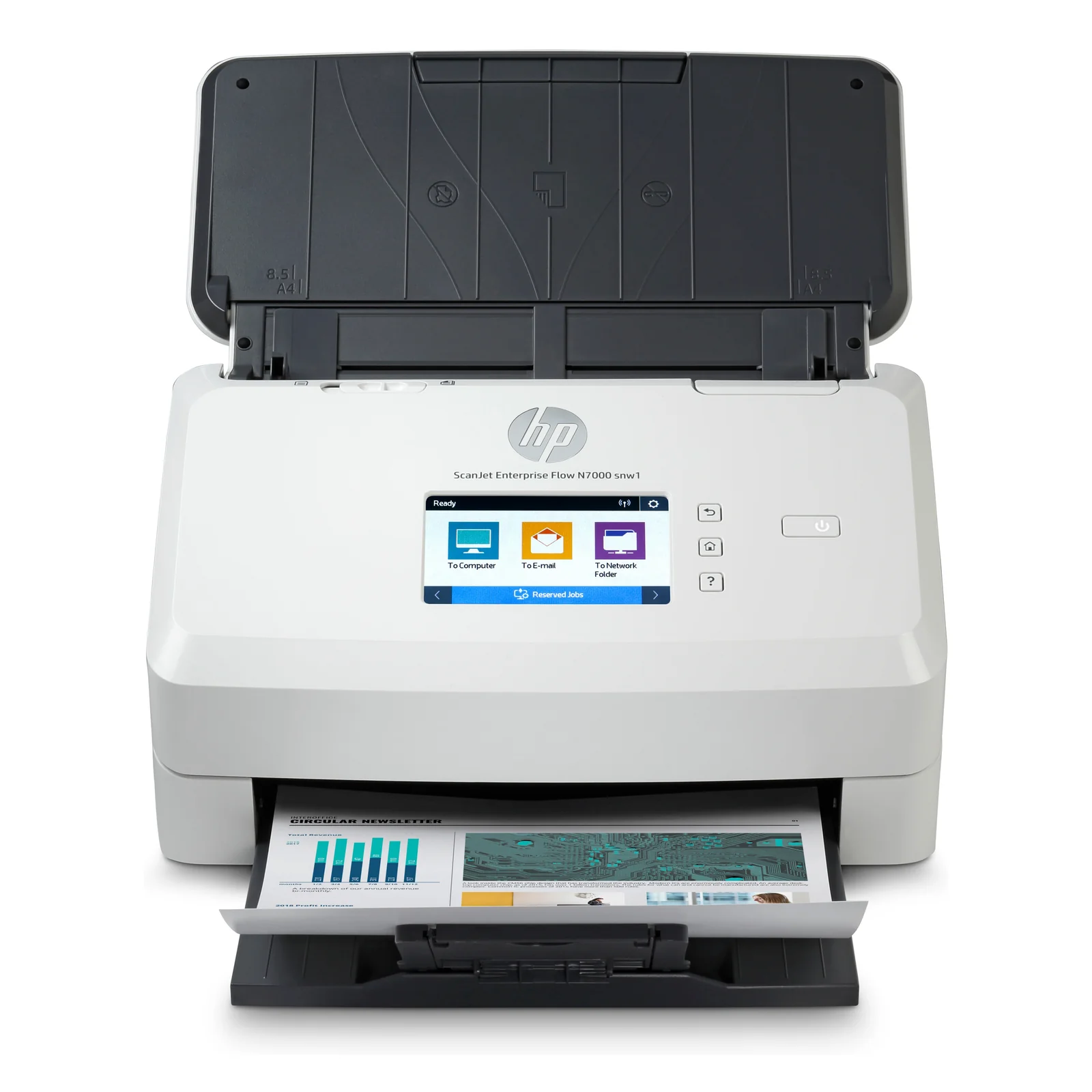 Scanjet Enterprise Flow N7000 Alimentation feuille à feuille de scanner 600 x 600 DPI A4 Blanc