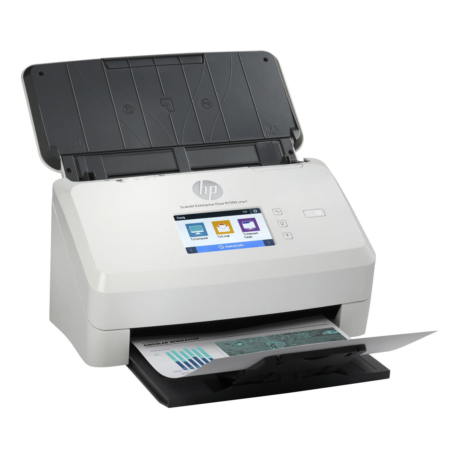 HP Scanjet Enterprise Flow N7000 Alimentation feuille à feuille de scanner 600 x 600 DPI A4 Blanc