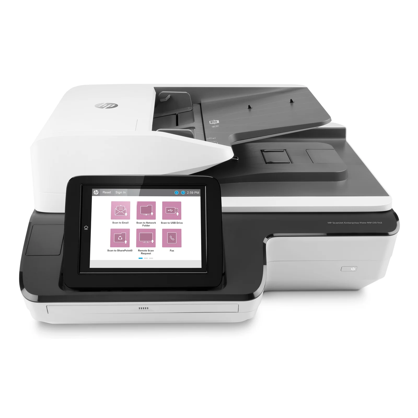 Scanjet Enterprise Flow N9120 fn2 Scanner à plat et chargeur automatique 600 x 600 DPI A3 Noir, Blanc