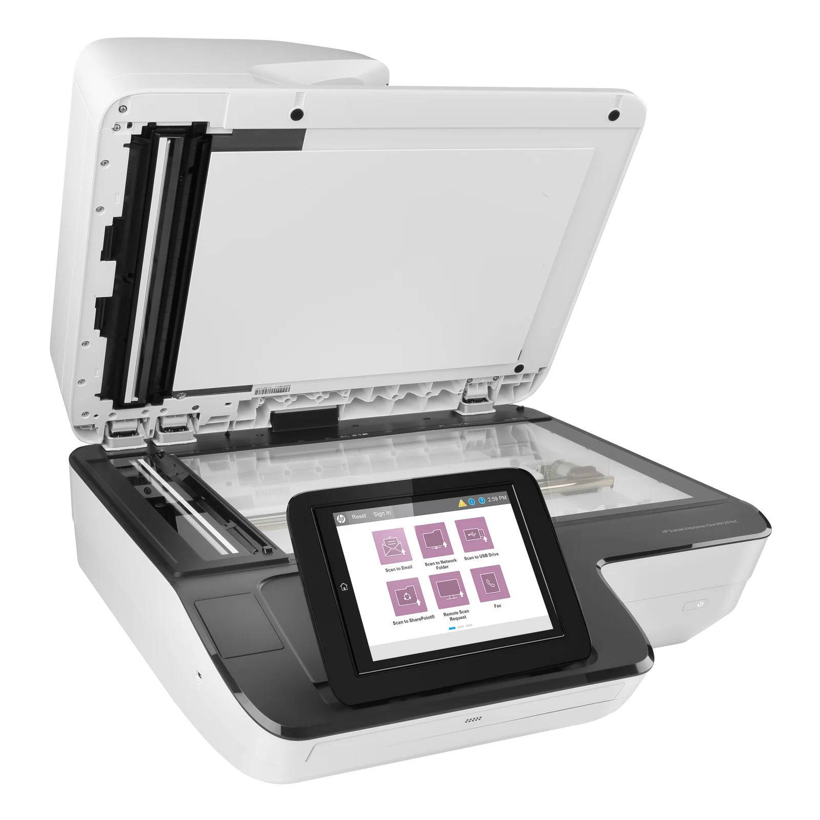HP Scanjet Enterprise Flow N9120 fn2 Scanner à plat et chargeur automatique 600 x 600 DPI A3 Noir, Blanc