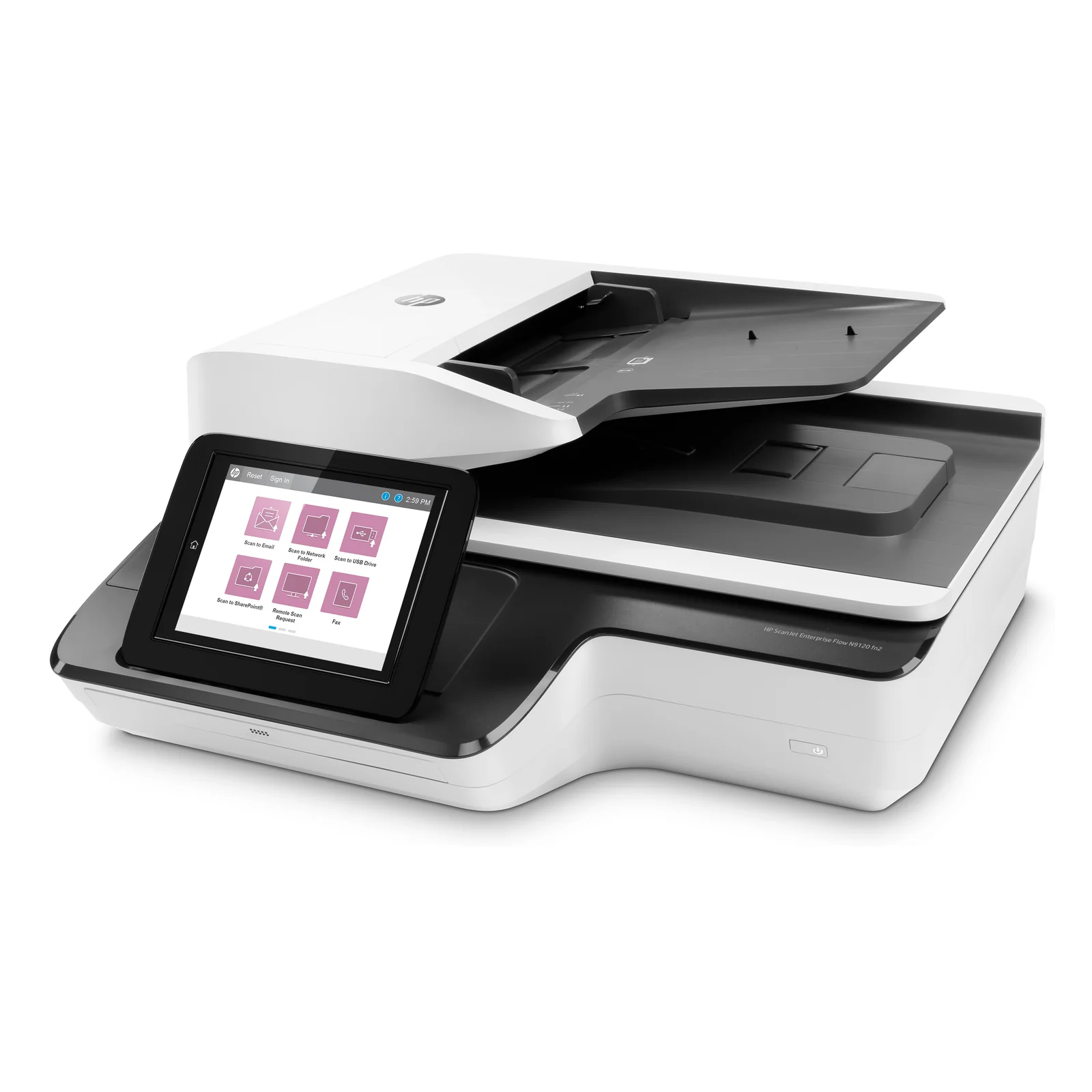HP Scanjet Enterprise Flow N9120 fn2 Scanner à plat et chargeur automatique 600 x 600 DPI A3 Noir, Blanc