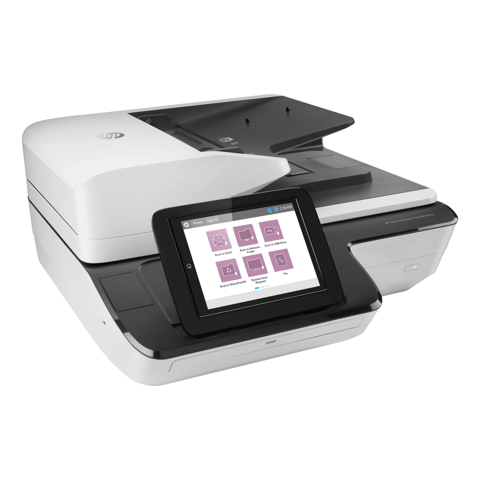 HP Scanjet Enterprise Flow N9120 fn2 Scanner à plat et chargeur automatique 600 x 600 DPI A3 Noir, Blanc