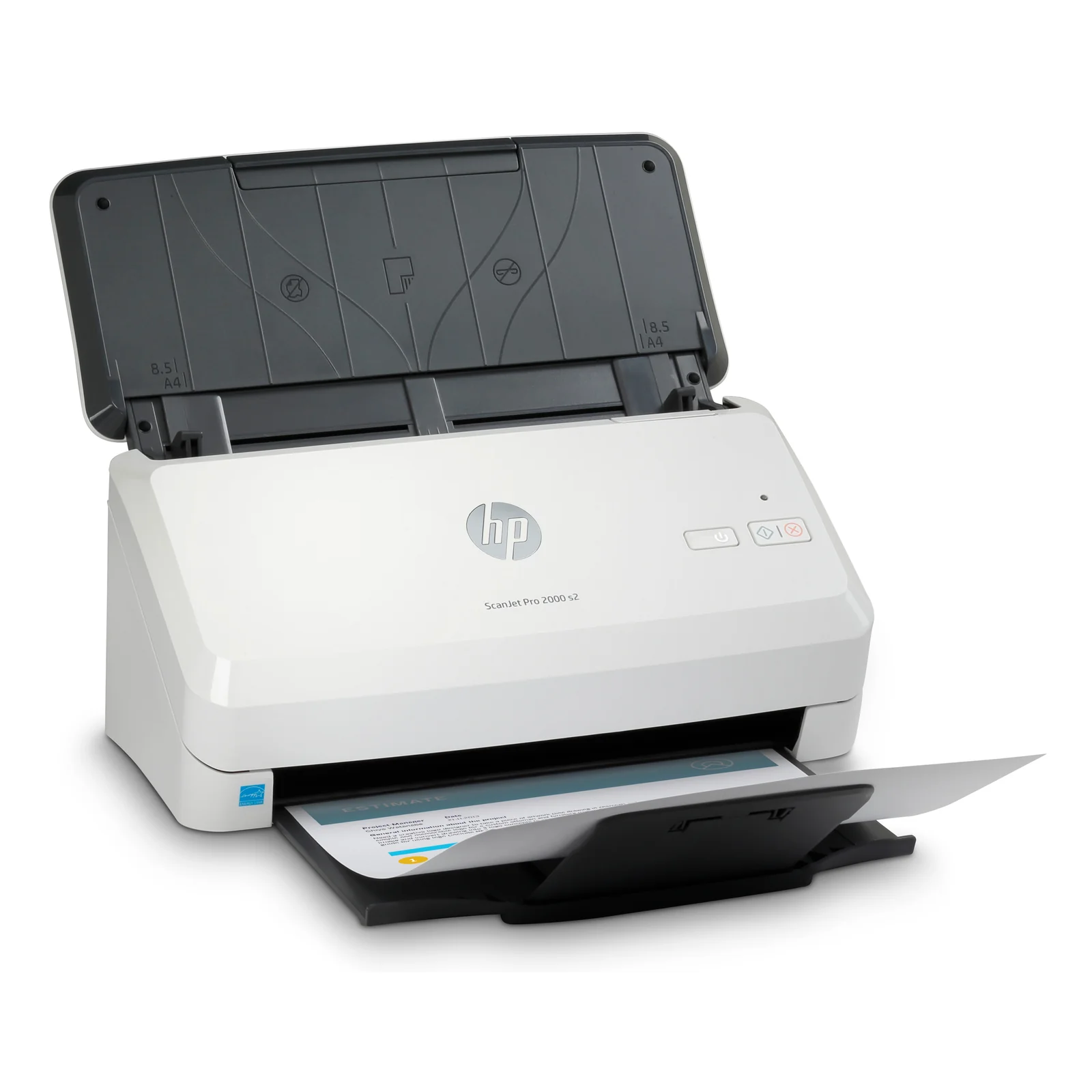 HP Scanjet Pro 2000 s2 Sheet-feed Scanner Alimentation feuille à feuille de scanner 600 x 600 DPI A4 Noir, Blanc