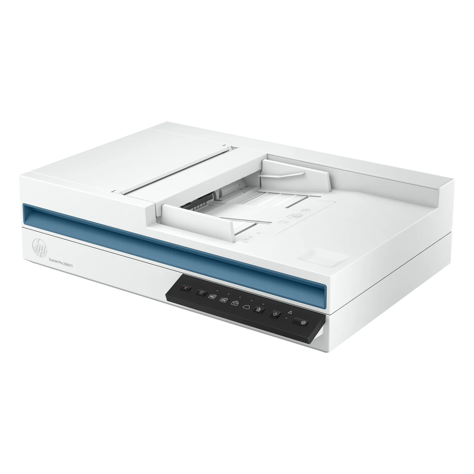 HP ScanJet Pro 2600 f1 Scanner à plat A4 avec chargeur automatique, jusqu’à 25 ppm/50 ipm, 600 x 600 DPI