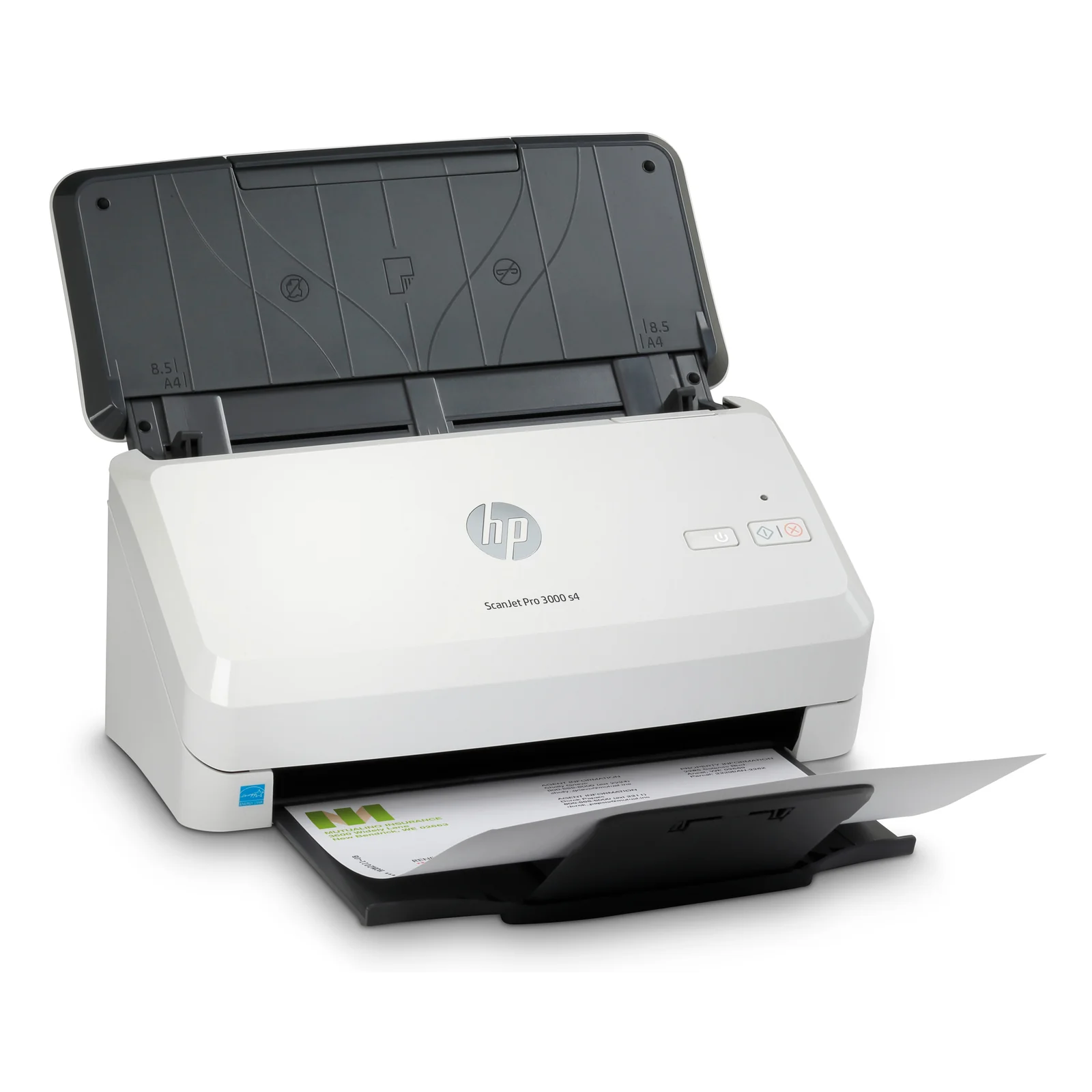 HP Scanjet Pro 3000 s4 Alimentation feuille à feuille de scanner 600 x 600 DPI A4 Noir, Blanc