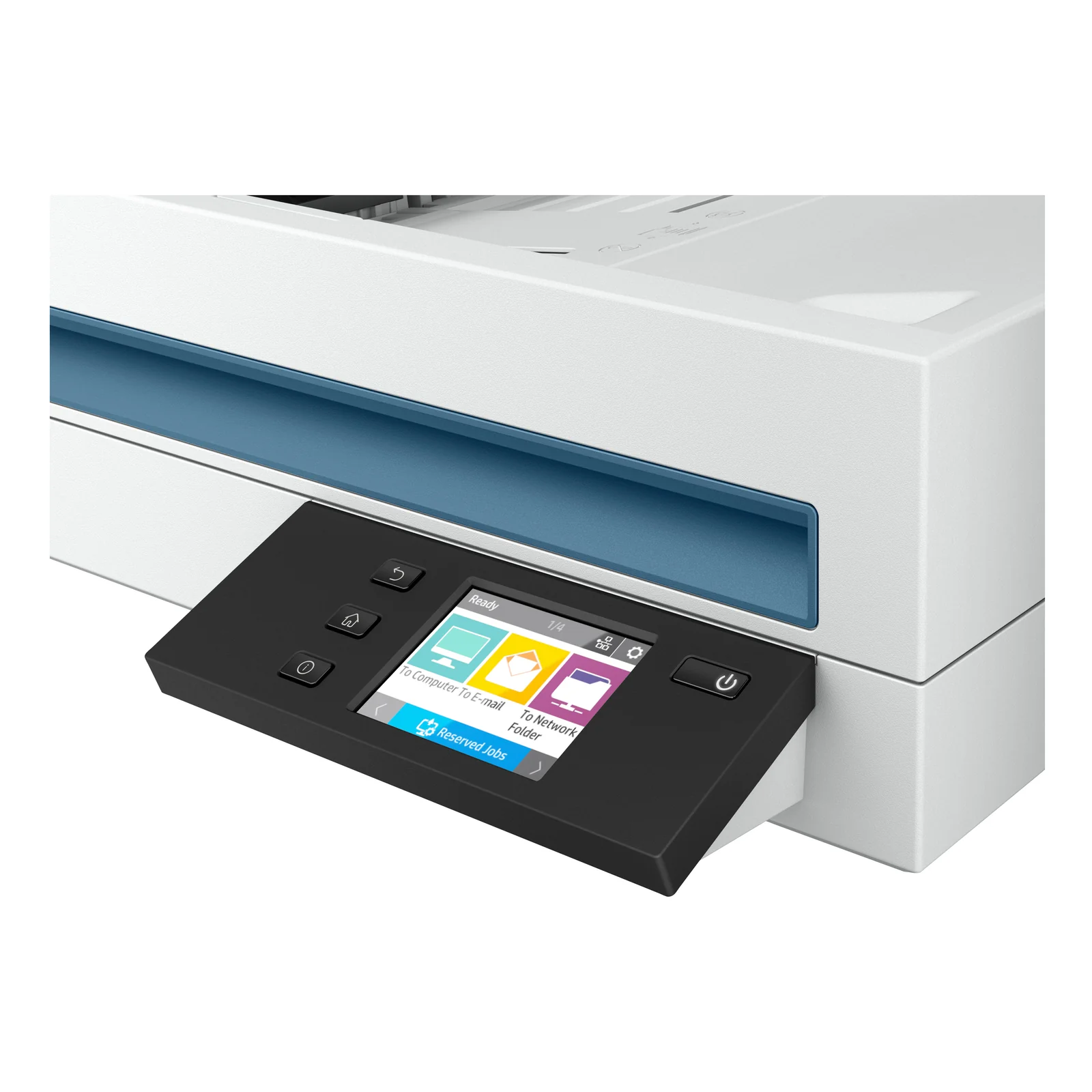 HP ScanJet Pro N4600 fnw1 Scanner à plat A4 avec chargeur automatique, jusqu’à 40 ppm/80 ipm, 1200 x 1200 DPI