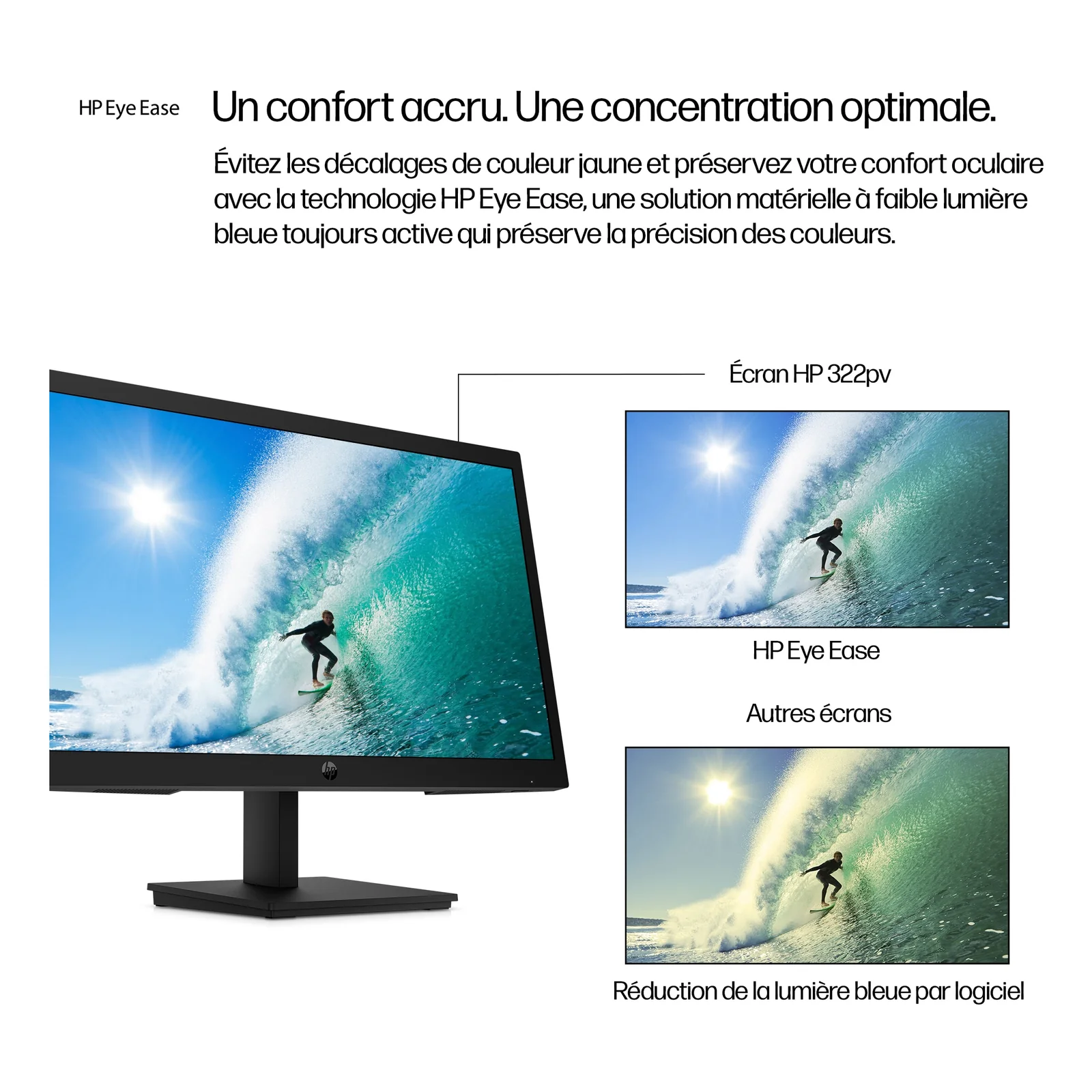 HP Series 3 Pro Moniteur FHD 21,45 pouces - 322pv