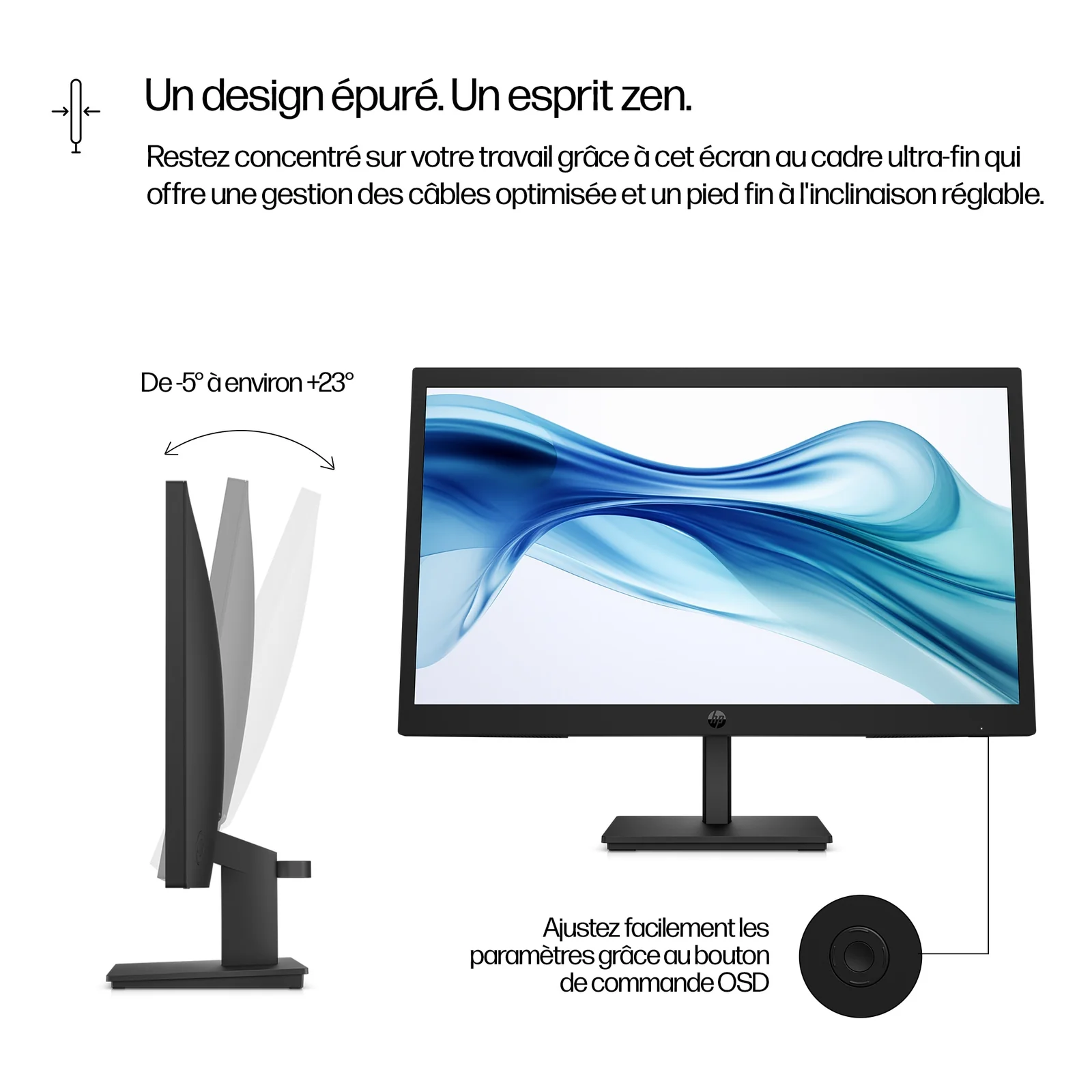 HP Series 3 Pro Moniteur FHD 21,45 pouces - 322pv