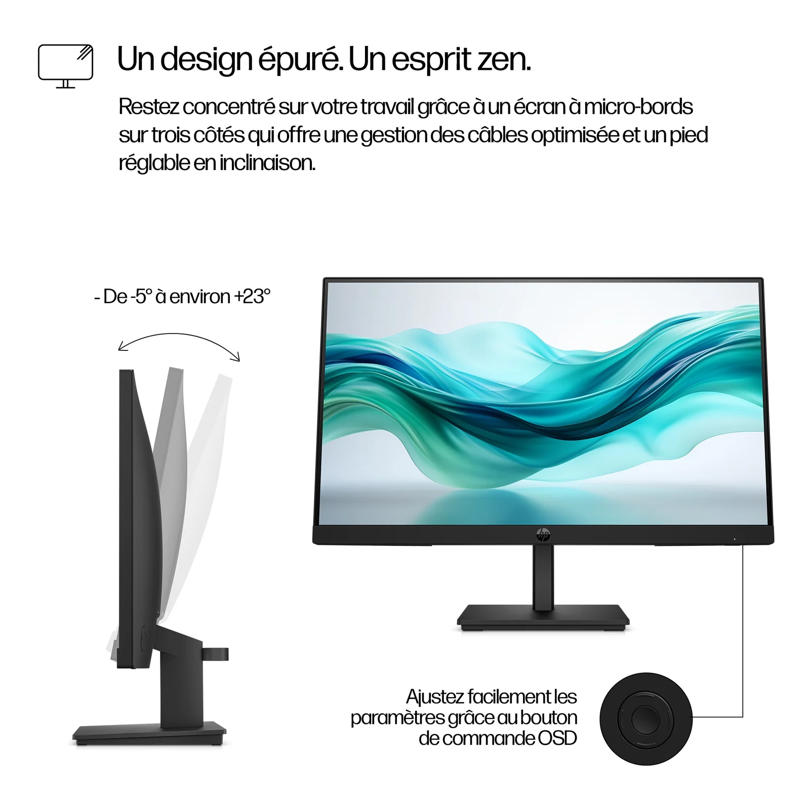 HP Series 3 Pro Moniteur FHD 21,5 pouces - 322pf