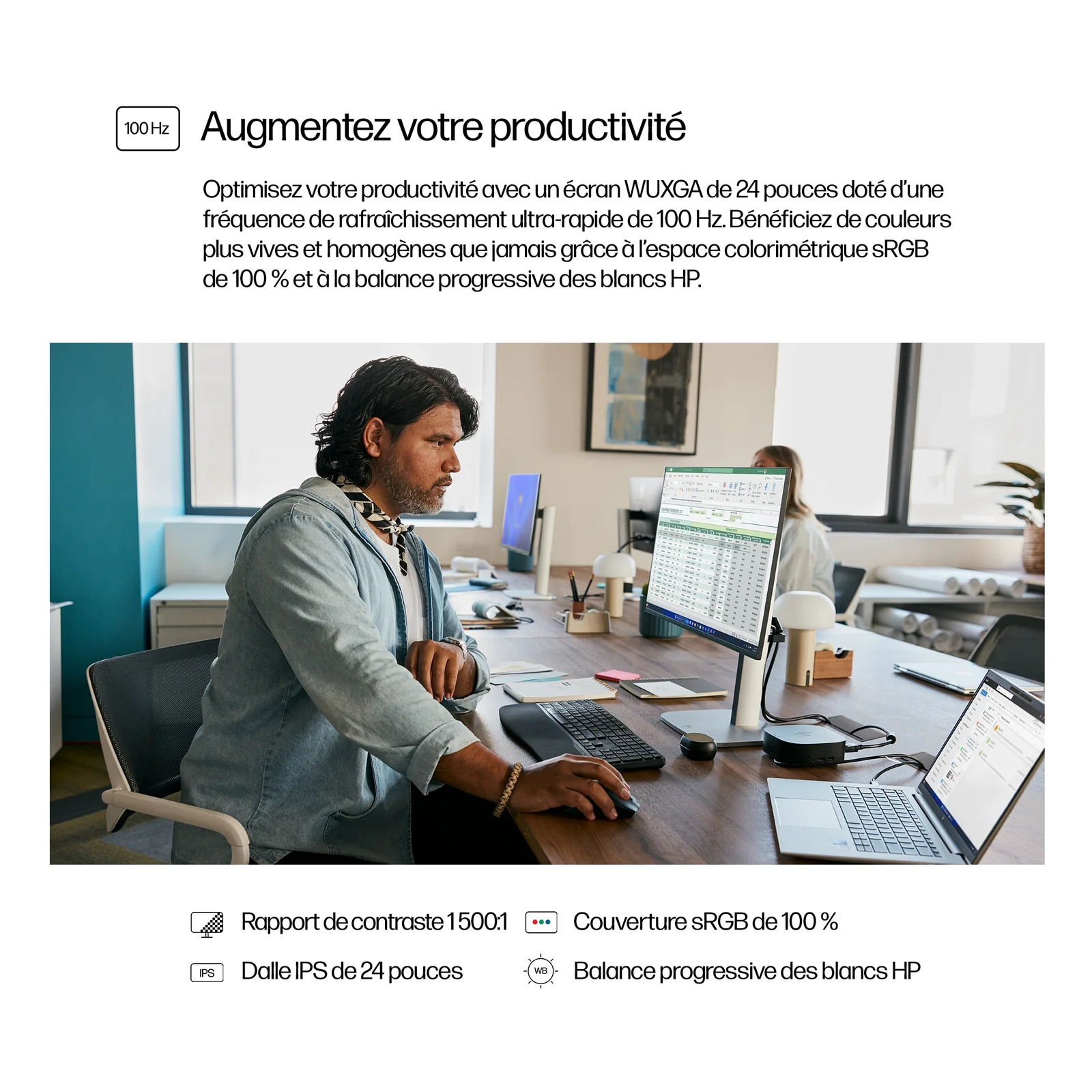 HP Series 5 Écran WUXGA 24 pouces Pro - 524pn