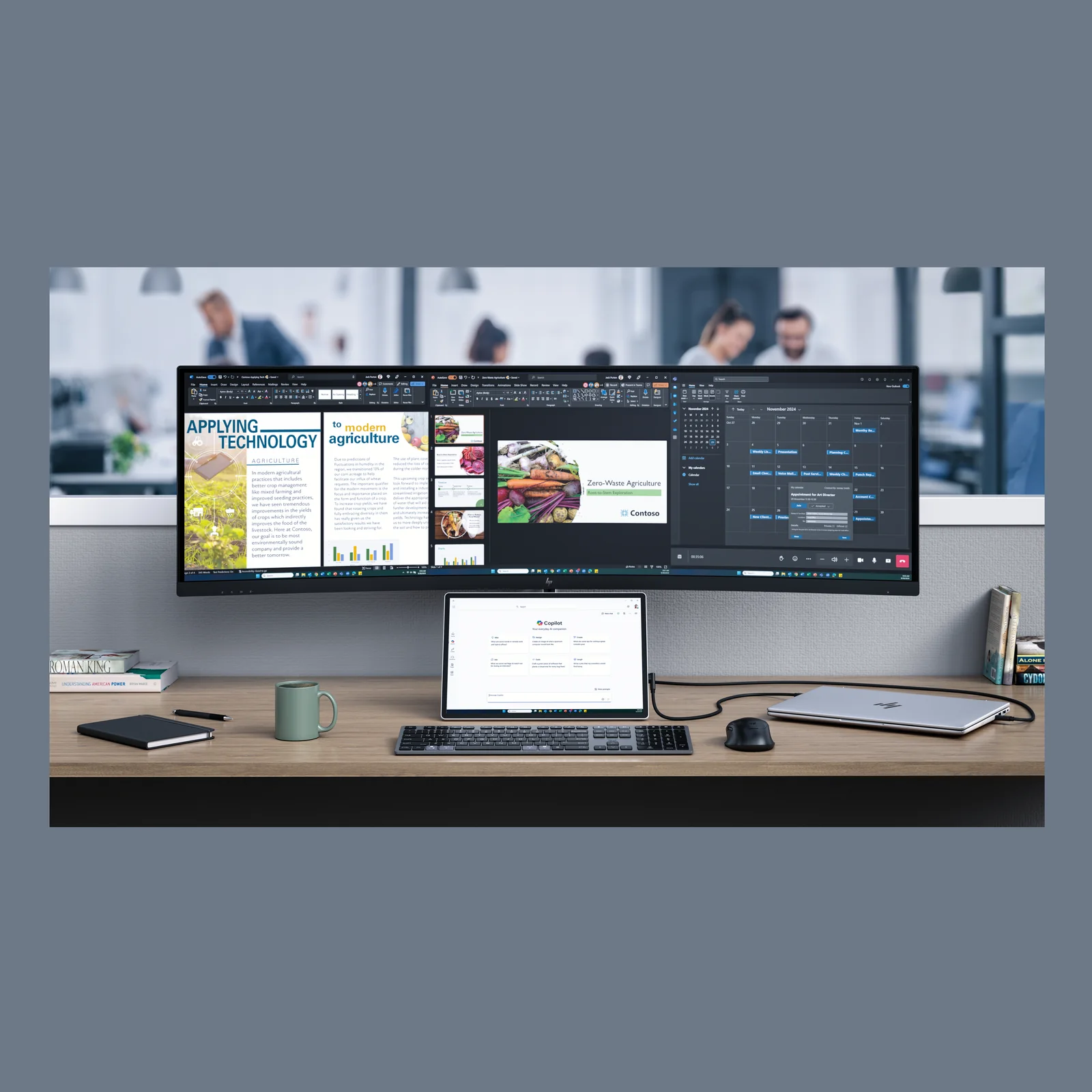 HP Series 5 Pro Écran pour visioconférence DQHD 49 pouces – 549pm