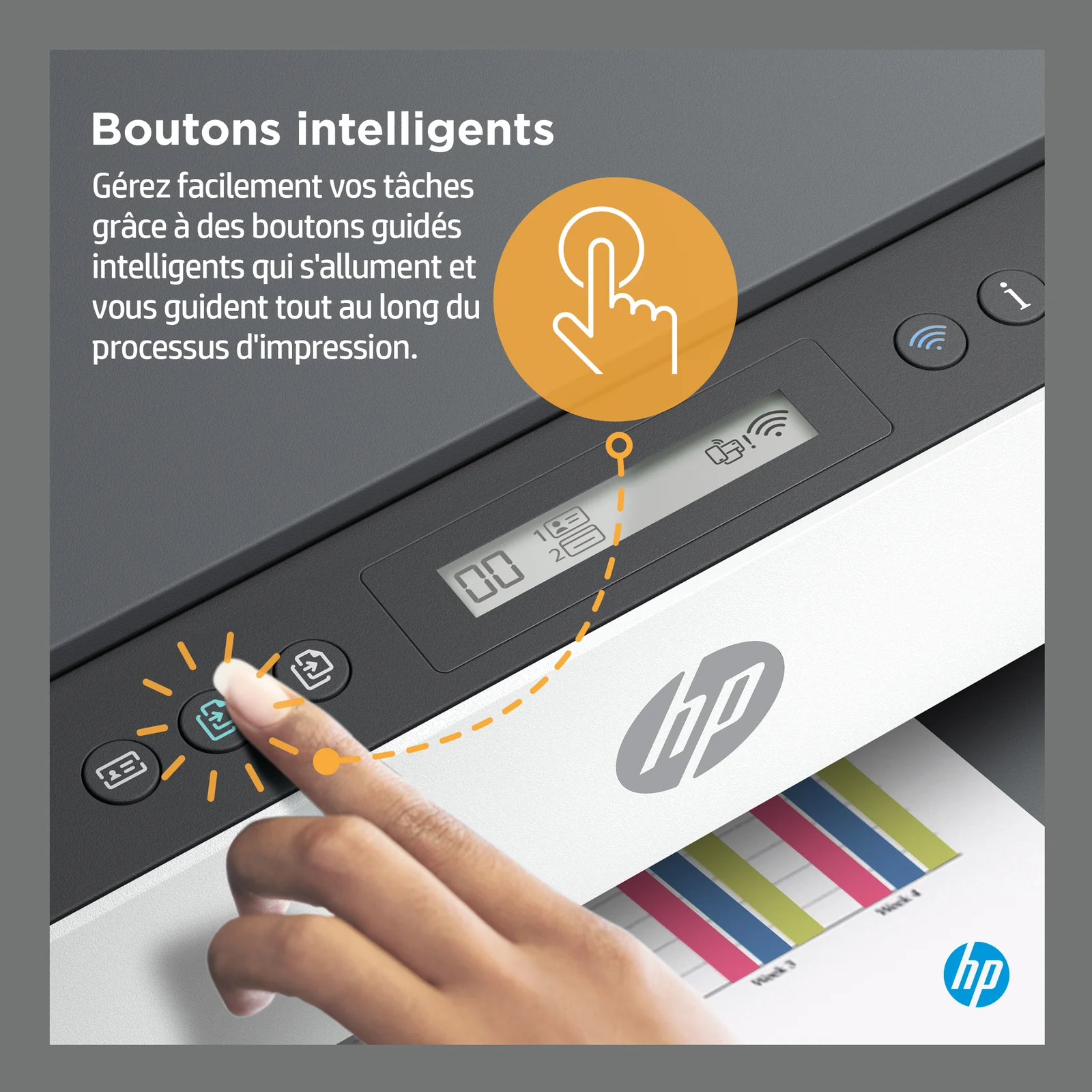 HP Smart Tank 7005 Sans fil All-in-One Couleur Imprimante, Impression recto-verso; copieur, scanner