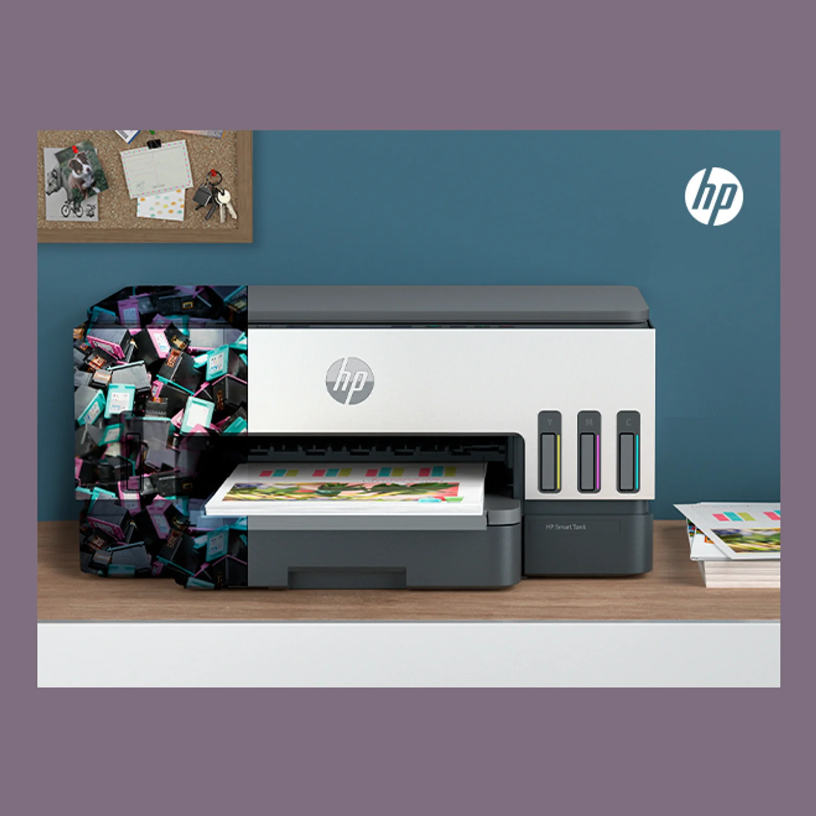 HP Smart Tank 7005 Sans fil All-in-One Couleur Imprimante, Impression recto-verso; copieur, scanner
