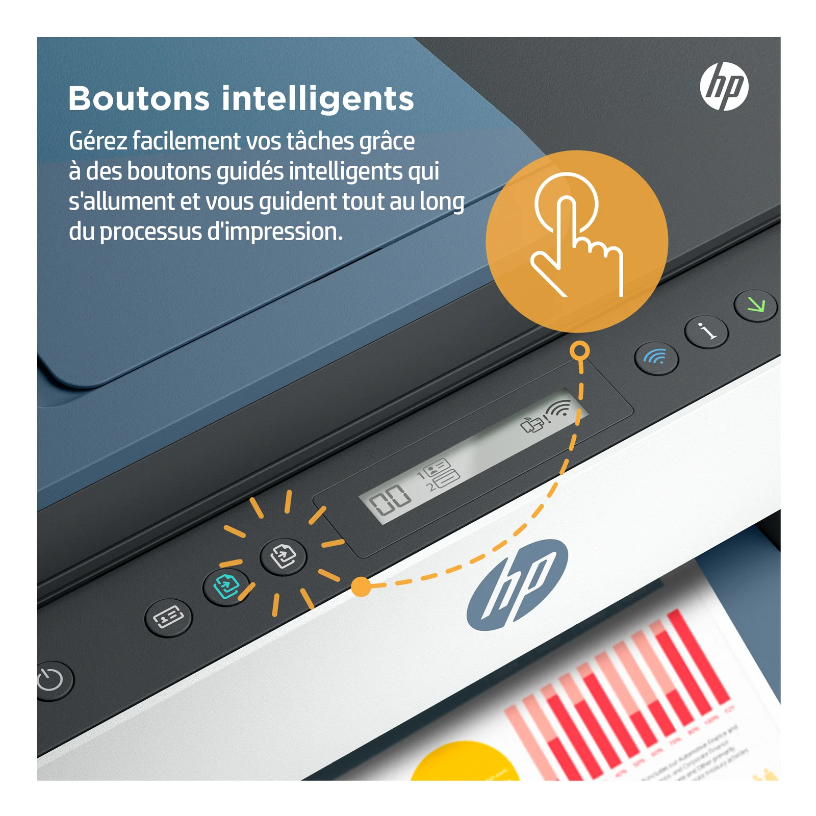 HP Smart Tank 7306 Sans fil All-in-One Couleur Imprimante, Impression recto-verso; copieur, scanner