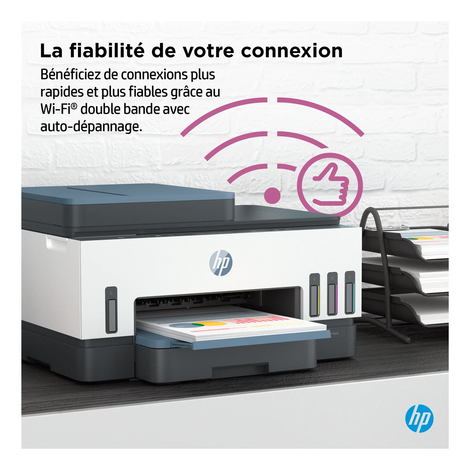 HP Smart Tank 7306 Sans fil All-in-One Couleur Imprimante, Impression recto-verso; copieur, scanner