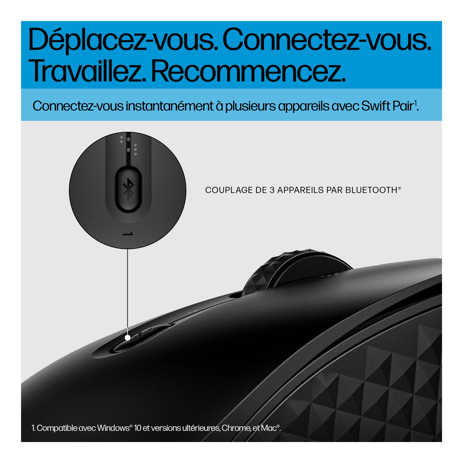 HP Souris Bluetooth programmable 425