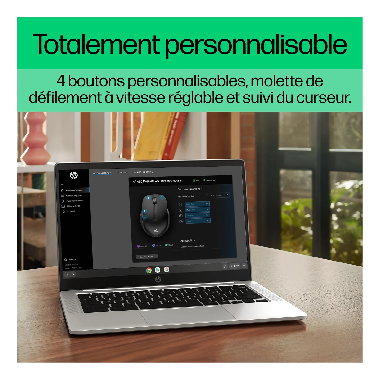 HP Souris sans fil multi-périphériques 430