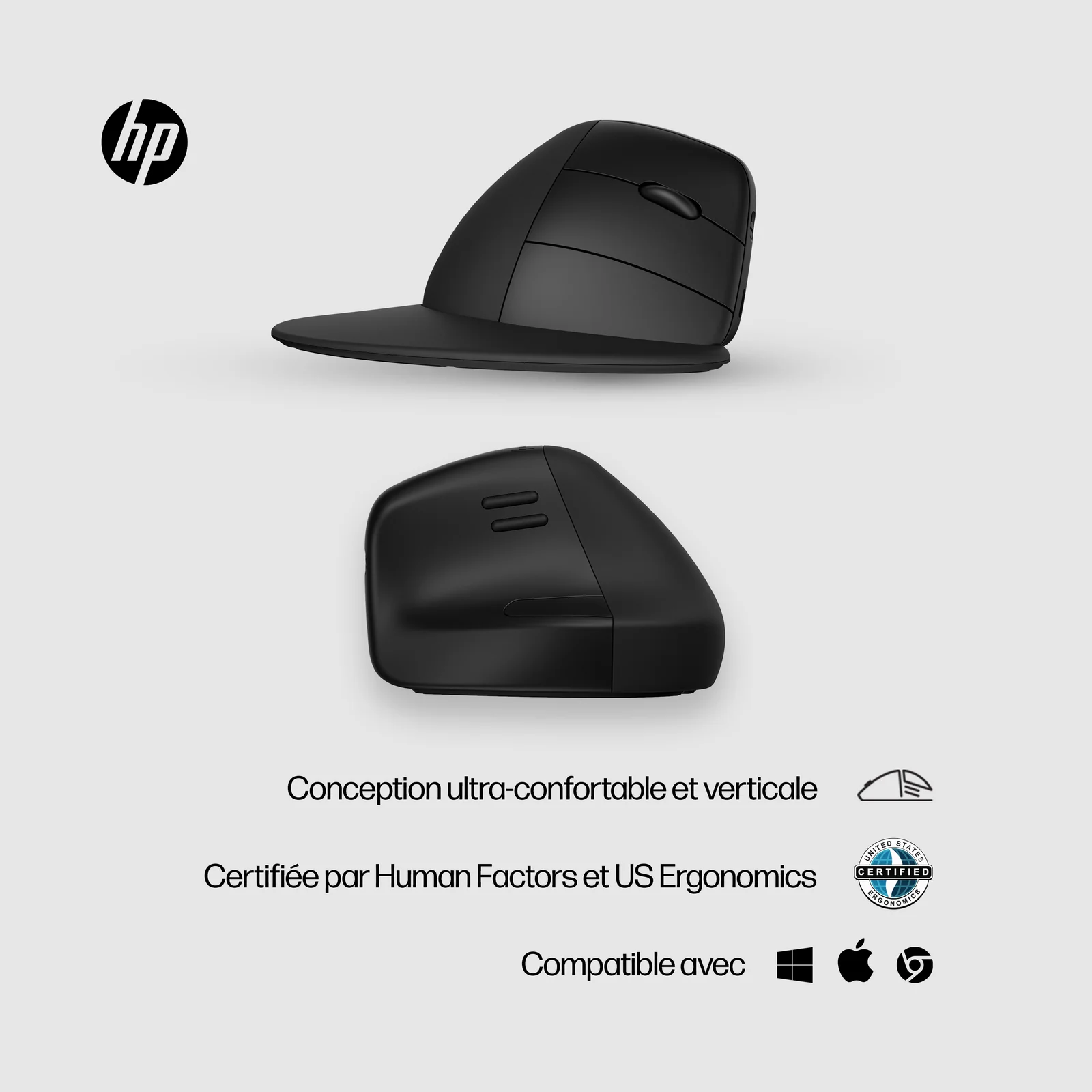 HP Souris verticale ergonomique 925