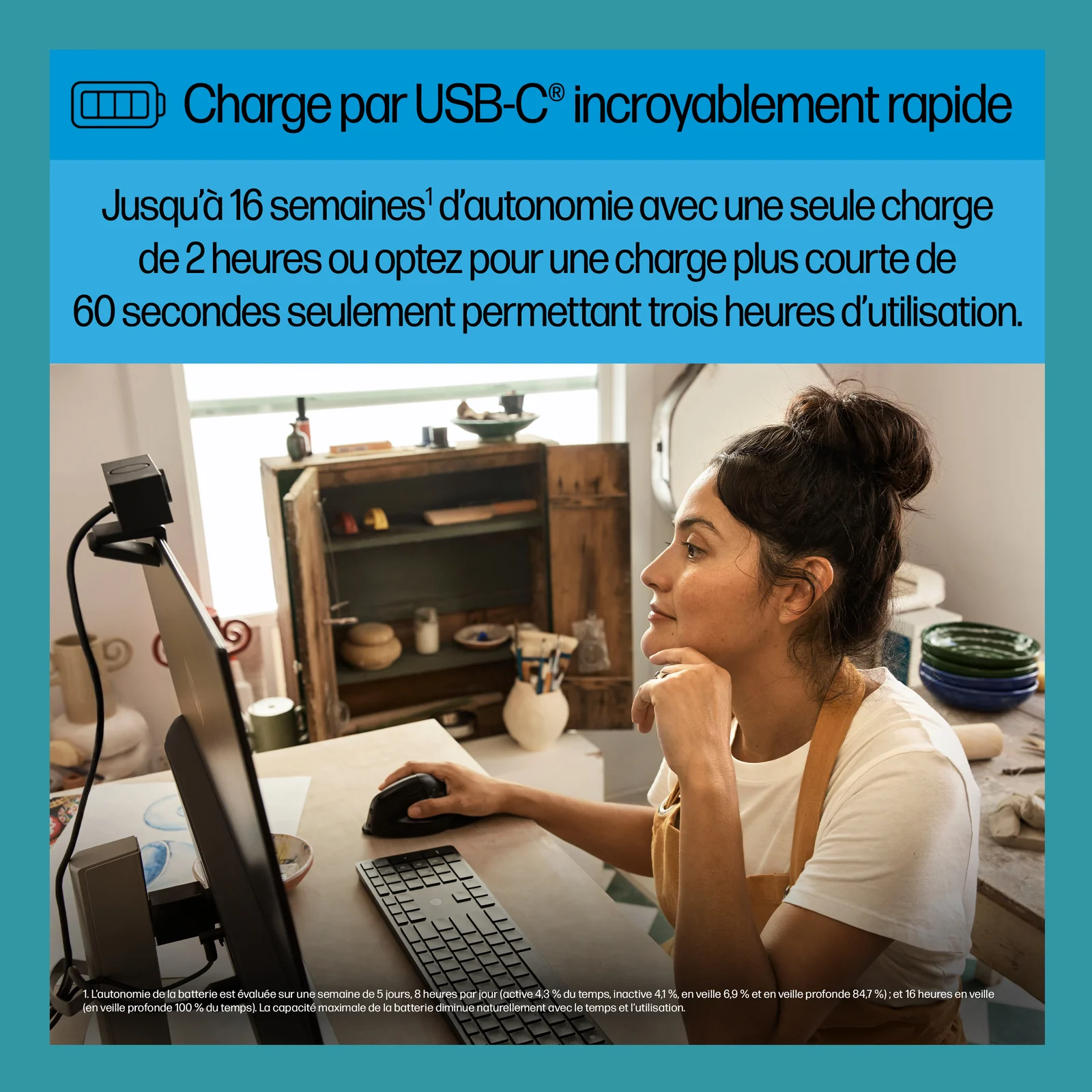 HP Souris verticale ergonomique 925