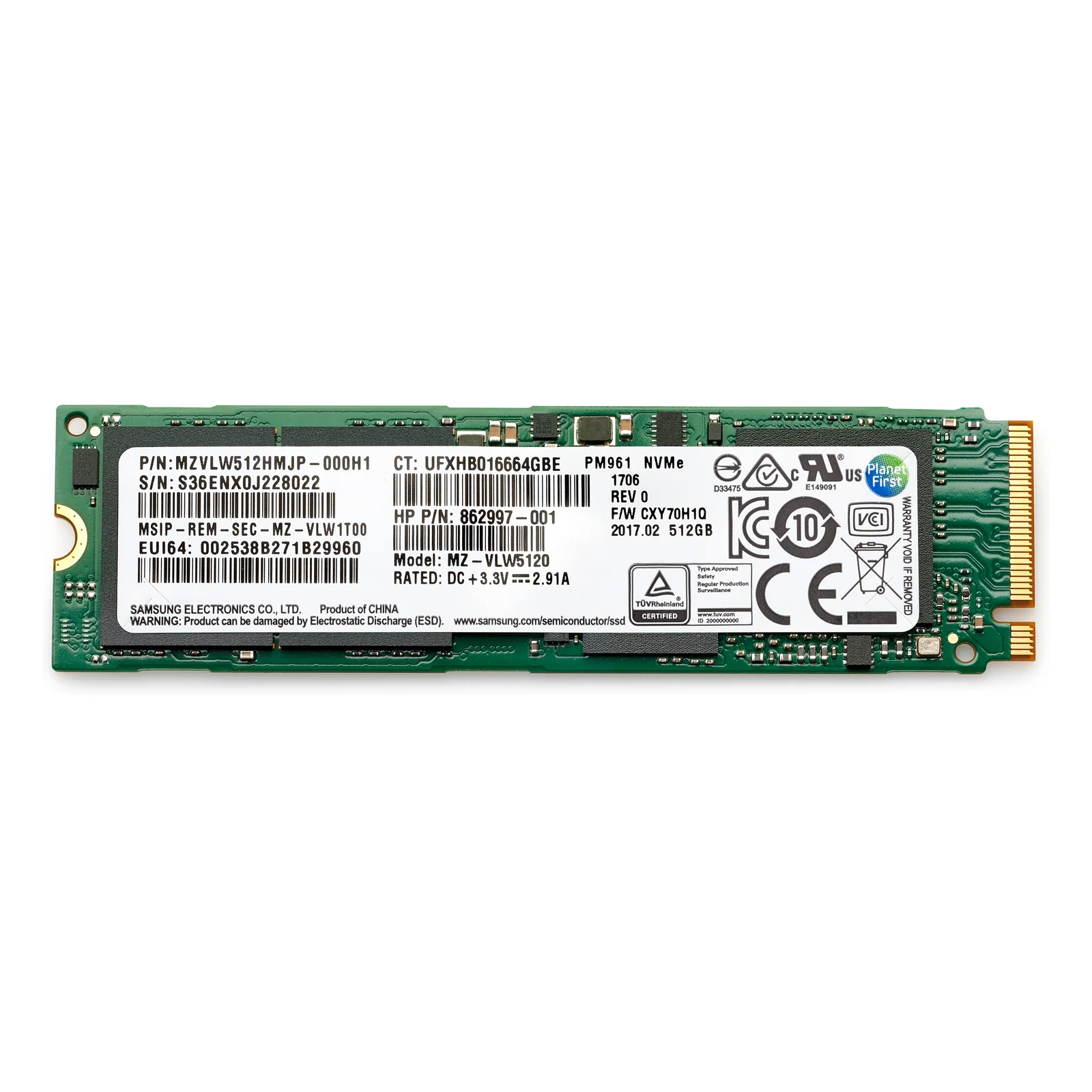 SSD TLC 1 To PCIe 4x4 NVMe