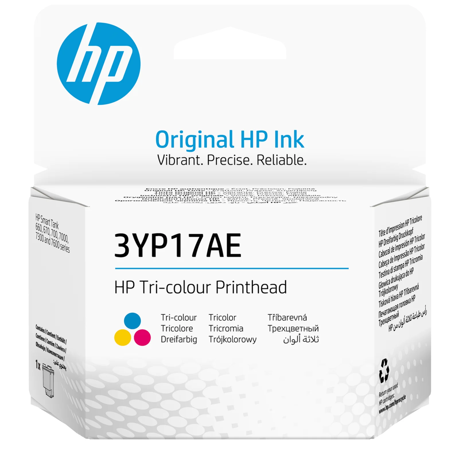 Tête d’impression trois couleurs Ink Tank
