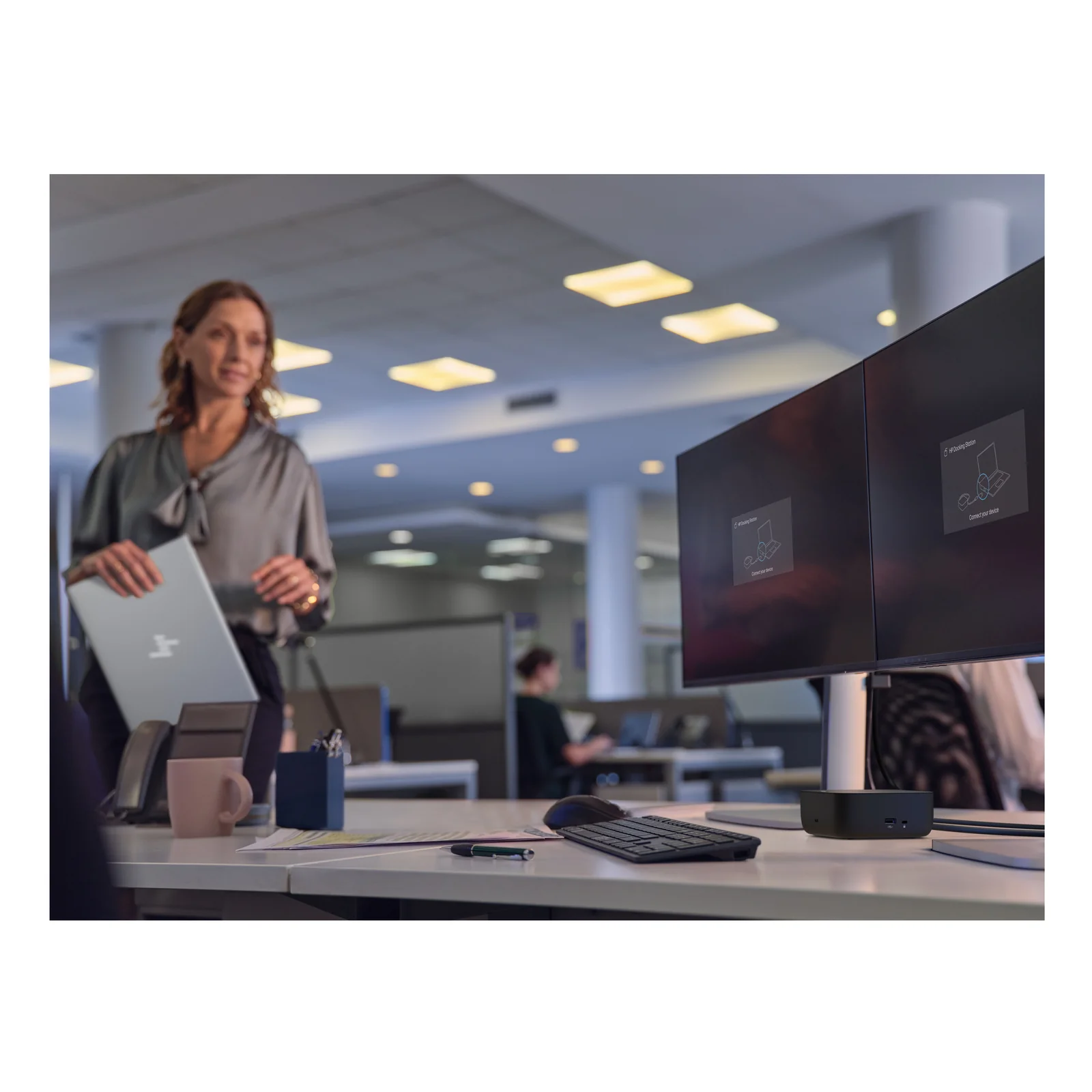 HP USB-C 100W G6 Dock Avec fil USB 3.2 Gen 2 (3.1 Gen 2) Type-C Noir