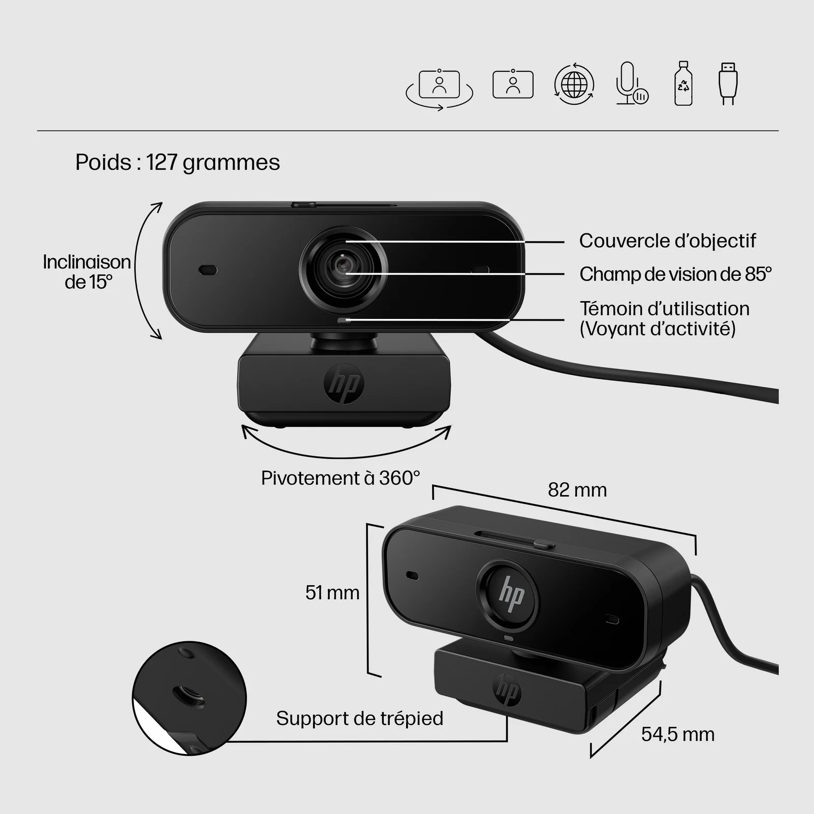 HP Webcam Full HD 435