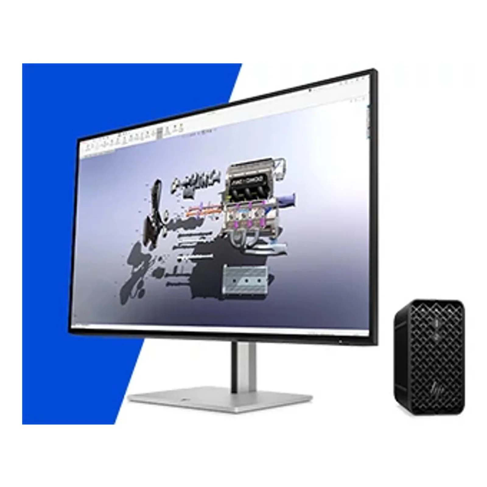 HP Z2 G1a Wolf Pro Security Edition Copilot+ PC AMD Ryzen AI Max PRO 390 64 Go LPDDR5x-SDRAM 2 To SSD Windows 11 Pro Mini PC Station de travail AI Workstation, AI PC Noir