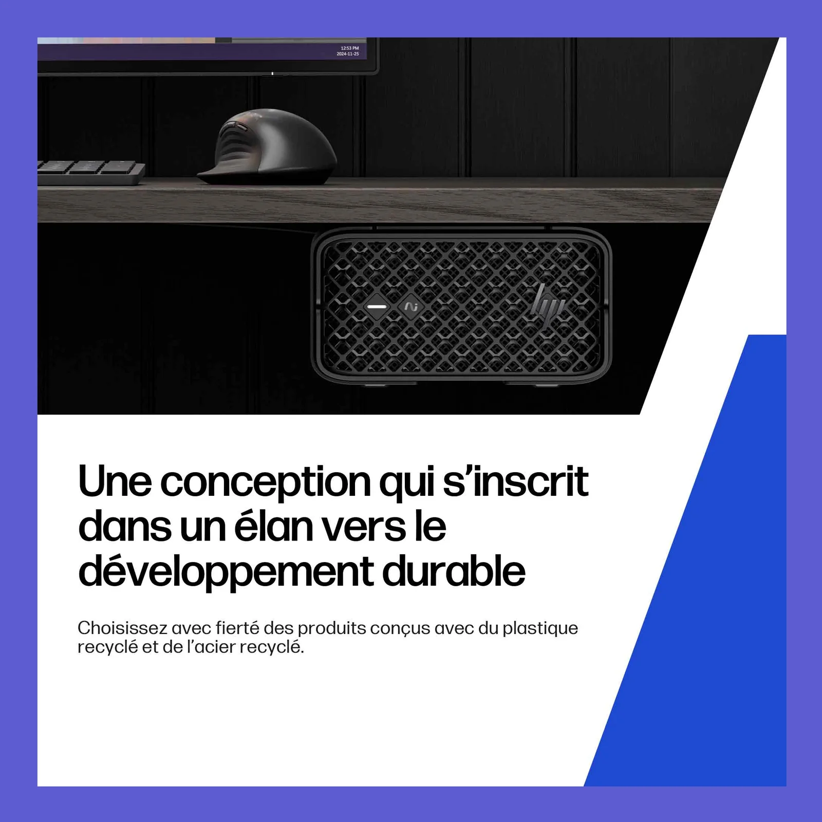 HP Z2 G1a Wolf Pro Security Edition Copilot+ PC AMD Ryzen AI Max PRO 390 64 Go LPDDR5x-SDRAM 2 To SSD Windows 11 Pro Mini PC Station de travail AI Workstation, AI PC Noir