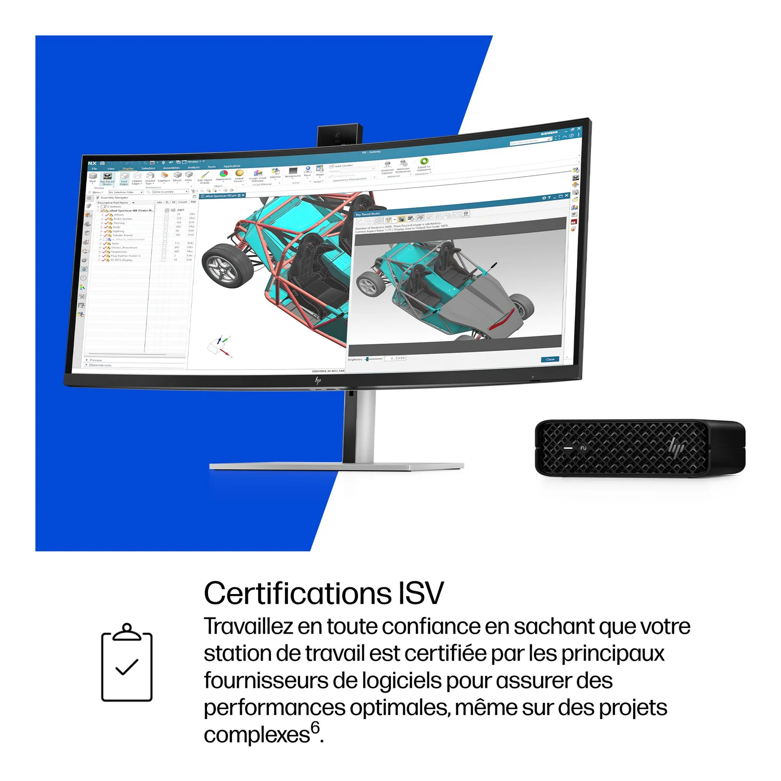 HP Z2 G1i Intel Core Ultra 9 285 32 Go DDR5-SDRAM 1 To SSD NVIDIA RTX 2000 Ada Windows 11 Pro Mini PC Station de travail AI Workstation, AI PC Noir