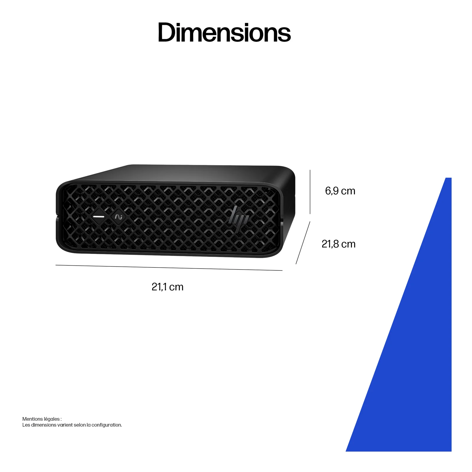 HP Z2 G1i Intel Core Ultra 9 285 32 Go DDR5-SDRAM 1 To SSD NVIDIA RTX 2000 Ada Windows 11 Pro Mini PC Station de travail AI Workstation, AI PC Noir