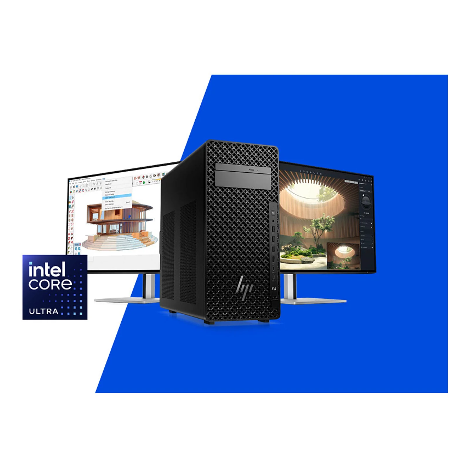 HP Z2 Tower G1i Intel Core Ultra 7 265 32 Go DDR5-SDRAM 1 To SSD NVIDIA RTX A1000 Windows 11 Pro Station de travail AI Workstation, AI PC Noir