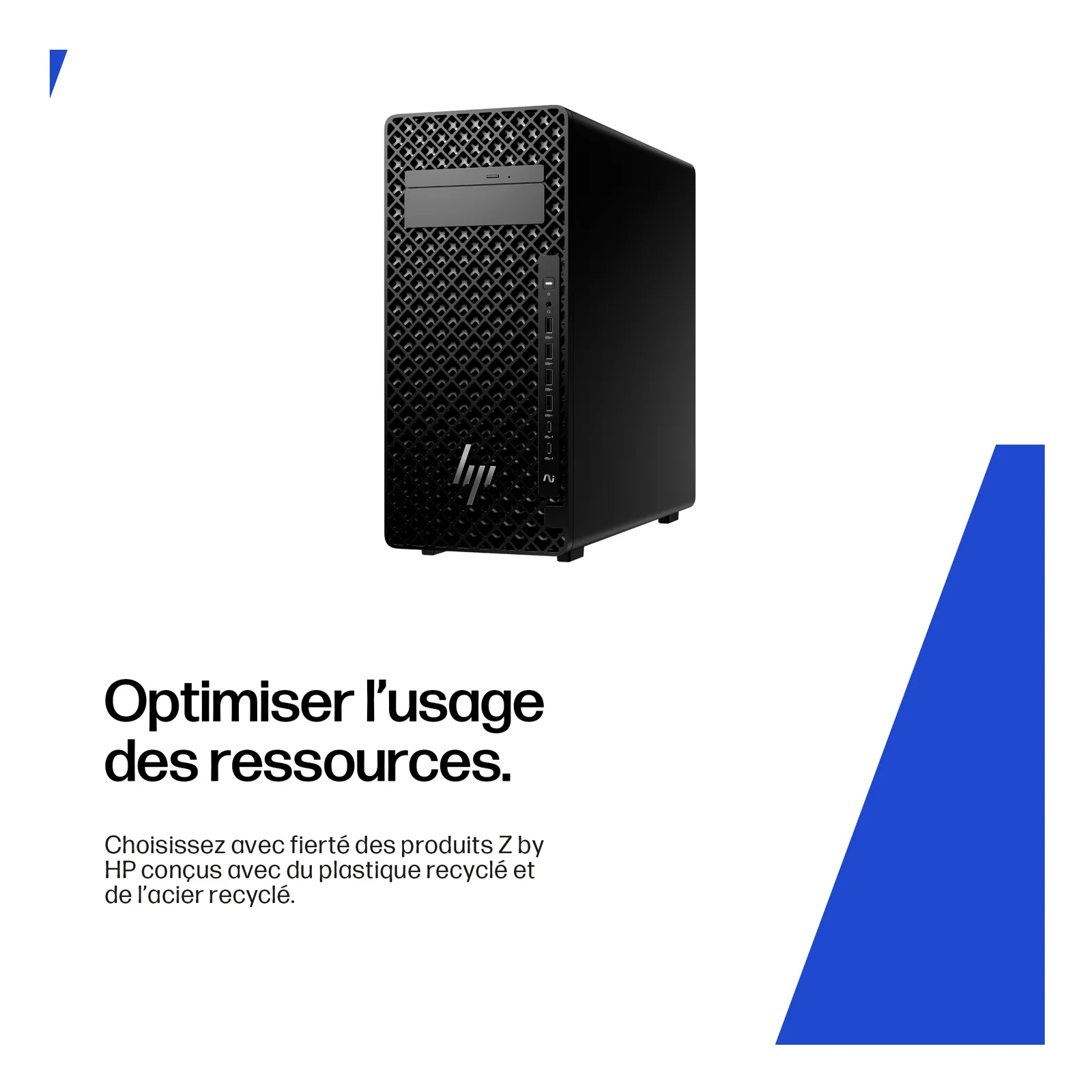 HP Z2 Tower G1i Intel Core Ultra 7 265K 32 Go DDR5-SDRAM 1 To SSD Windows 11 Pro Station de travail AI Workstation, AI PC Noir