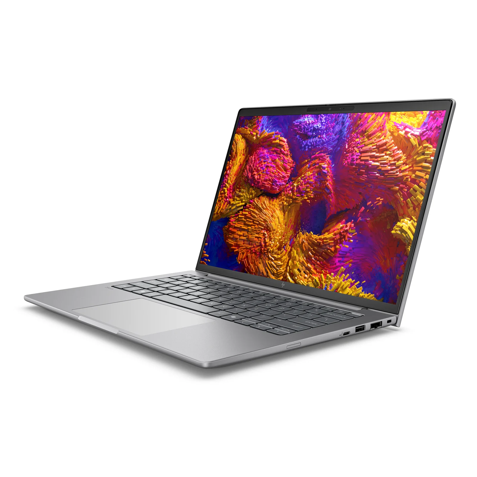 HP ZBook 8 G1as Wolf Pro Security Edition Copilot+ PC AMD Ryzen AI 9 375 Station de travail mobile 35,6 cm (14") Écran tactile WUXGA 64 Go DDR5-SDRAM 1 To SSD Wi-Fi 7 (802.11be) Windows 11 Pro AI Workstation, AI PC Argent