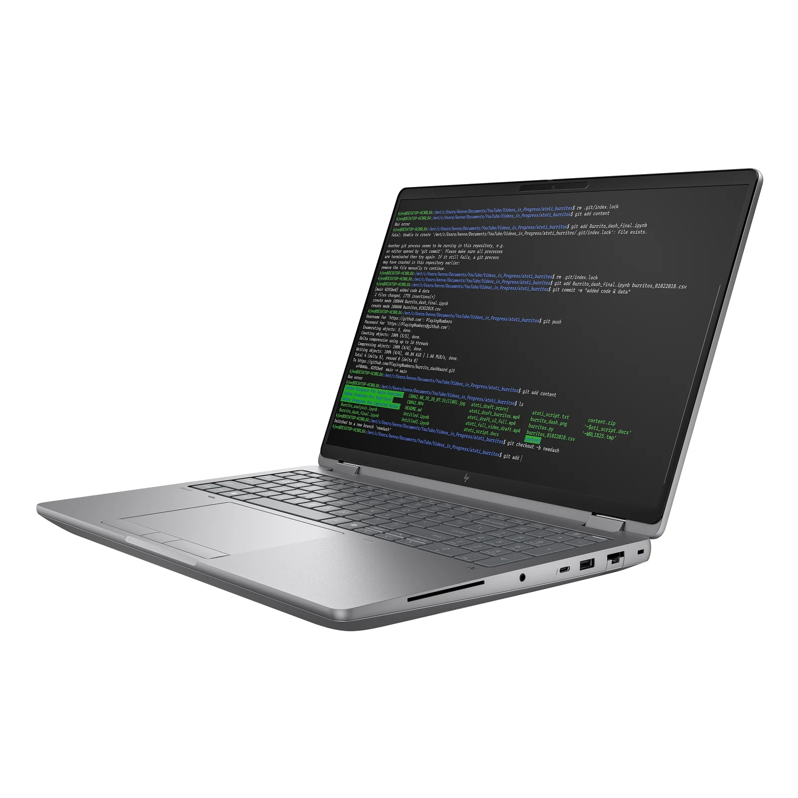 HP ZBook Fury G1i Mobile Workstation Intel Core Ultra 7 255HX Station de travail mobile 40,6 cm (16") WUXGA 32 Go DDR5-SDRAM 1 To SSD NVIDIA RTX PRO 1000 Blackwell Wi-Fi 7 (802.11be) Windows 11 Pro Gris