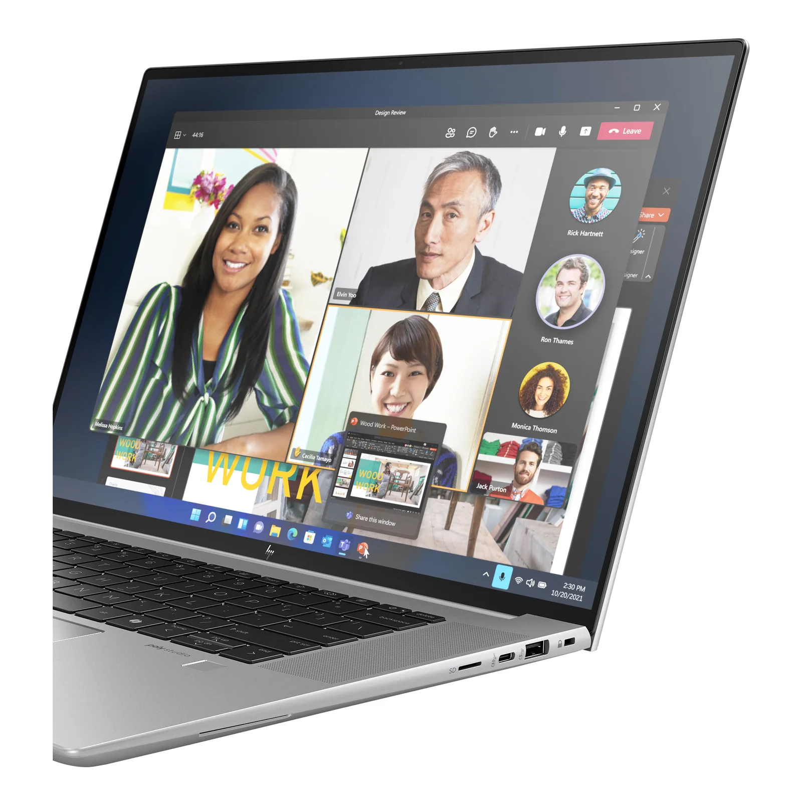 HP ZBook Studio G11 Intel Core Ultra 7 165H Station de travail mobile 40,6 cm (16") WUXGA 16 Go DDR5-SDRAM 1 To SSD NVIDIA RTX 3000 Ada Wi-Fi 7 (802.11be) Windows 11 Pro AI Workstation, AI PC Argent