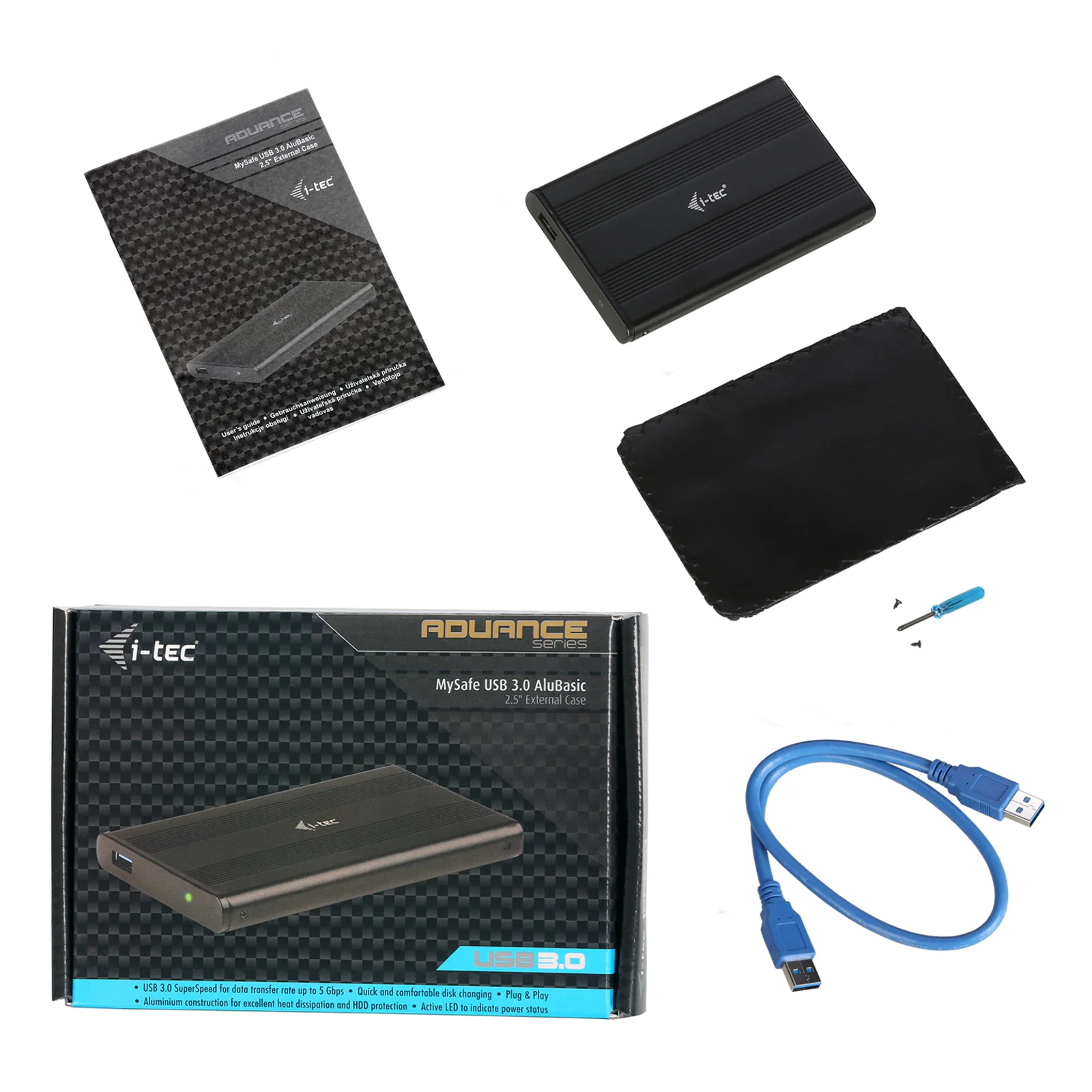 i-tec Advance MySafe AluBasic 2.5" USB 3.0