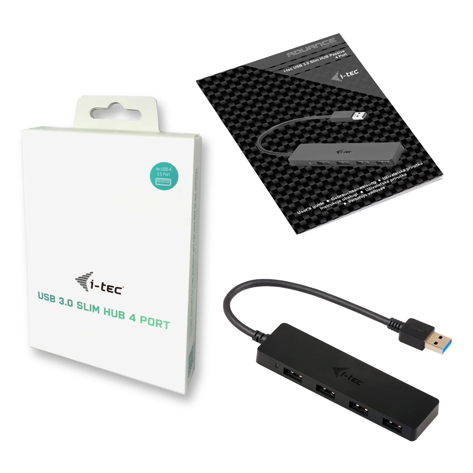 i-tec Advance USB 3.0 Slim Passive HUB 4 Port