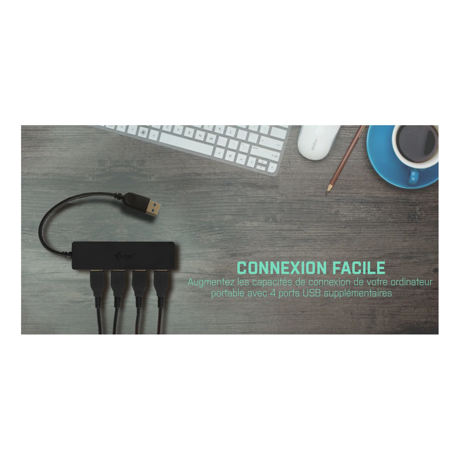 i-tec Advance USB 3.0 Slim Passive HUB 4 Port