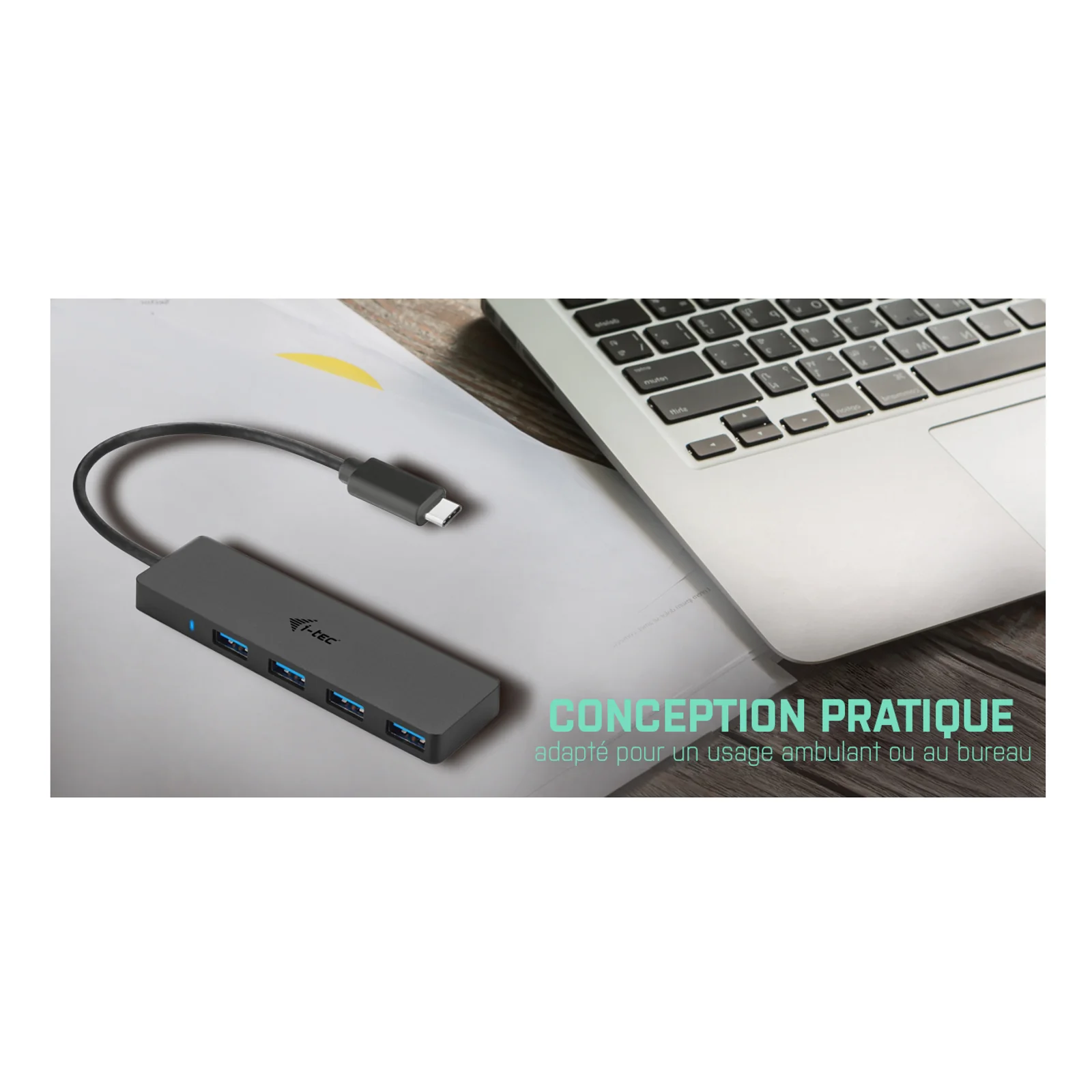 i-tec Advance USB-C Slim Passive HUB 4 Port