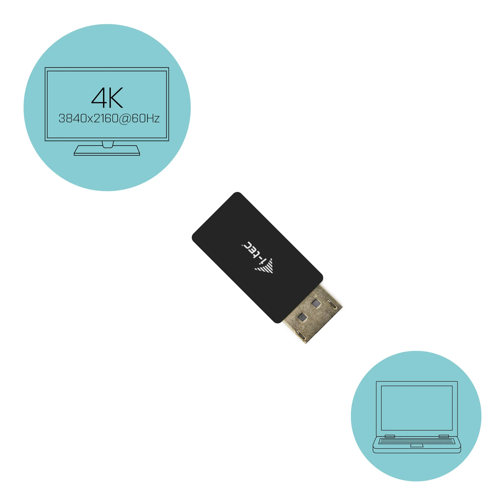 i-tec DisplayPort to HDMI Adapter 4K/60Hz