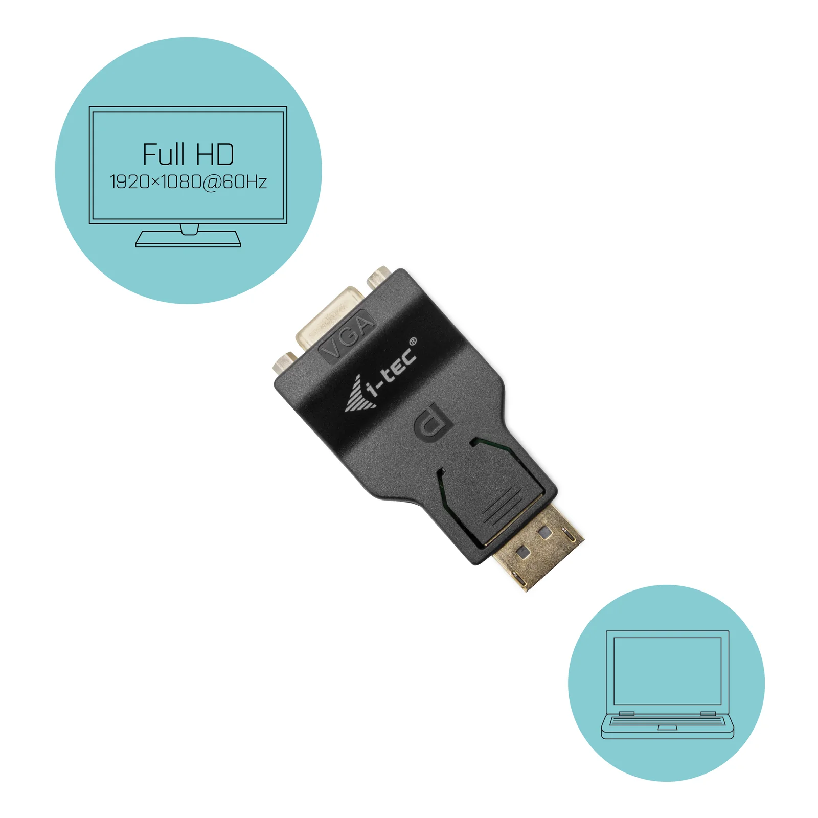 i-tec DisplayPort to VGA Adapter